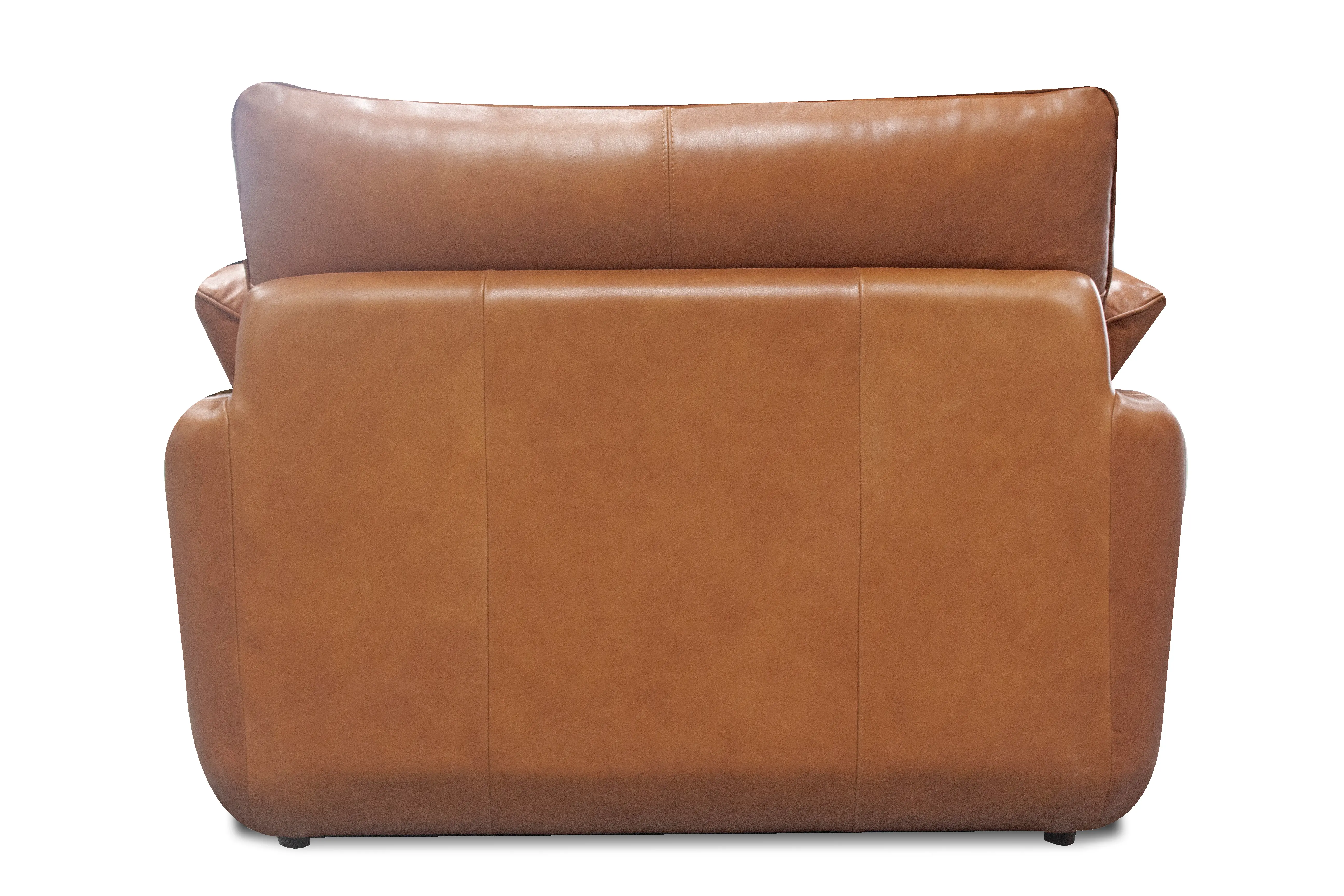 Sterling Brown Leather Chair and a Half-7