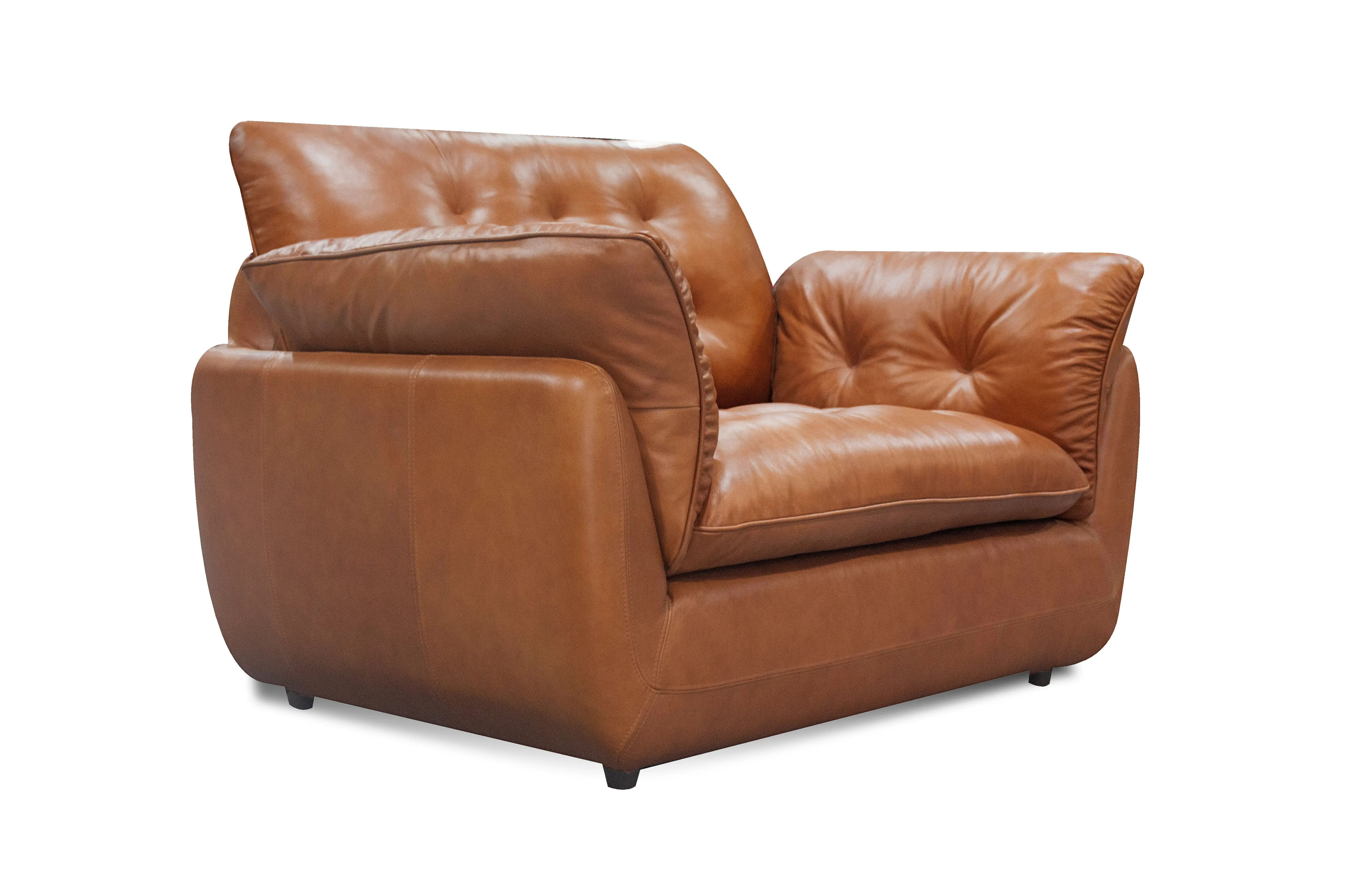 Sterling Brown Leather Chair and a Half-5
