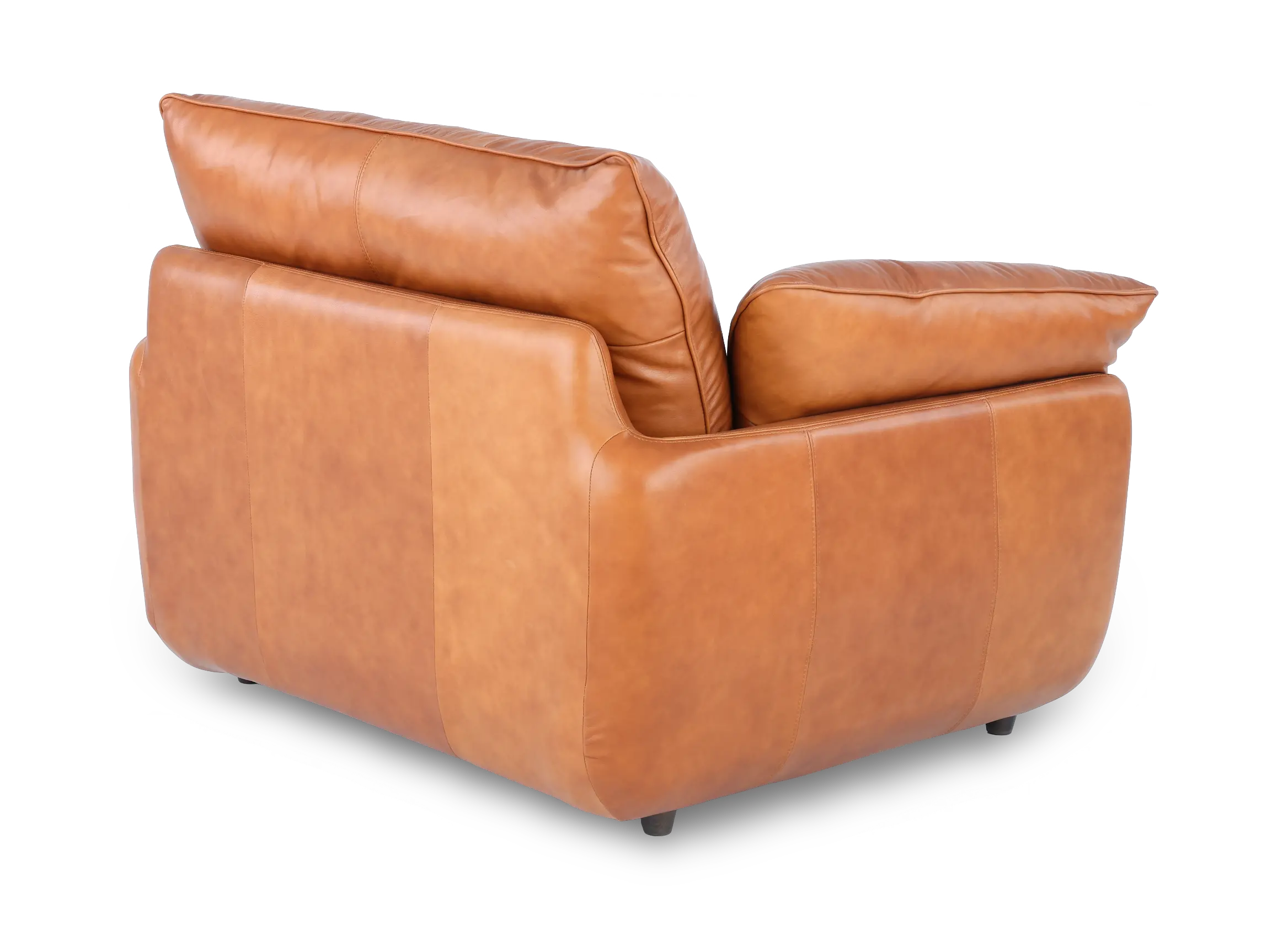 Sterling Brown Leather Chair and a Half-6
