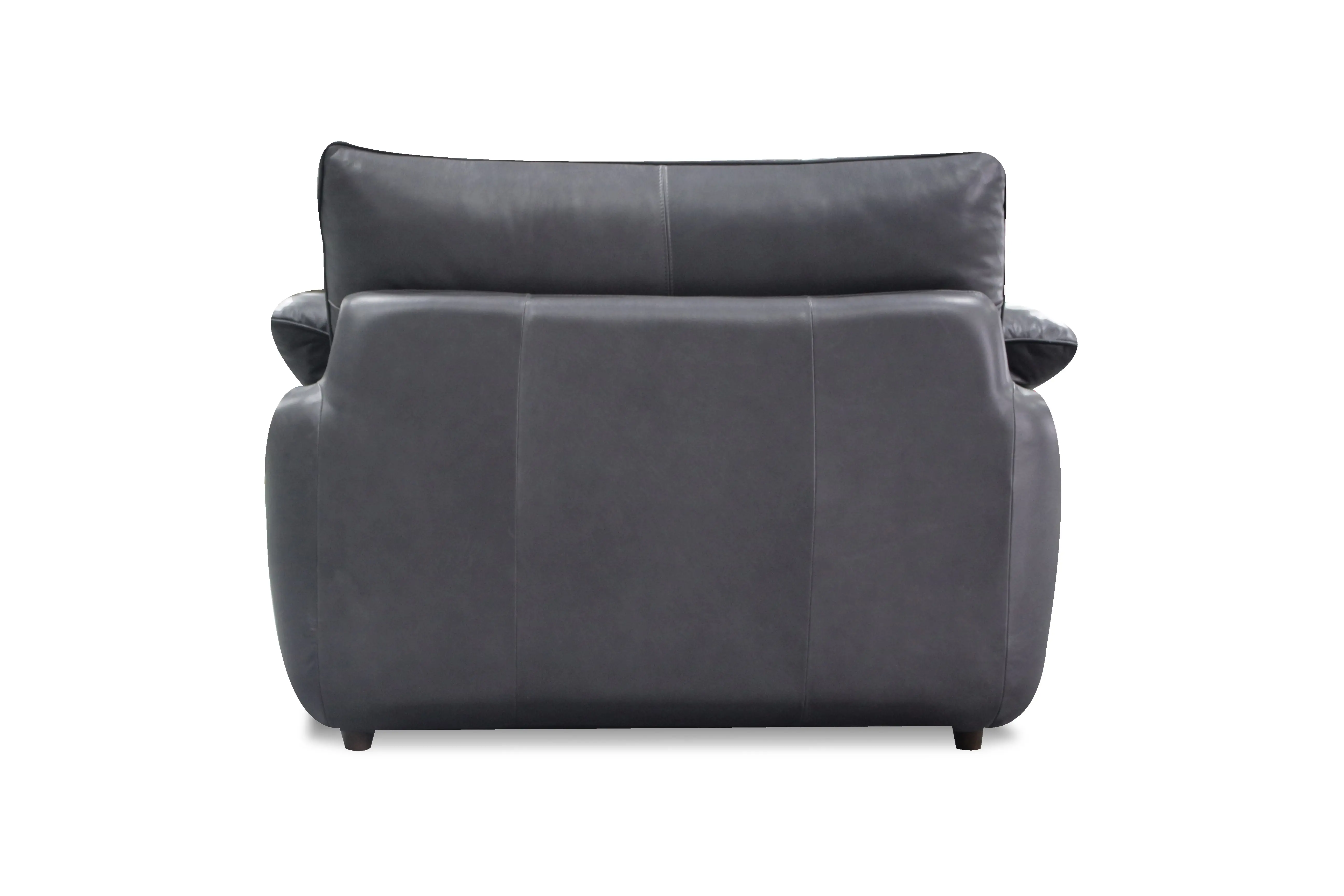 Sterling Gray Leather Chair and a Half-7
