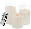 Real Flame White LED Candle