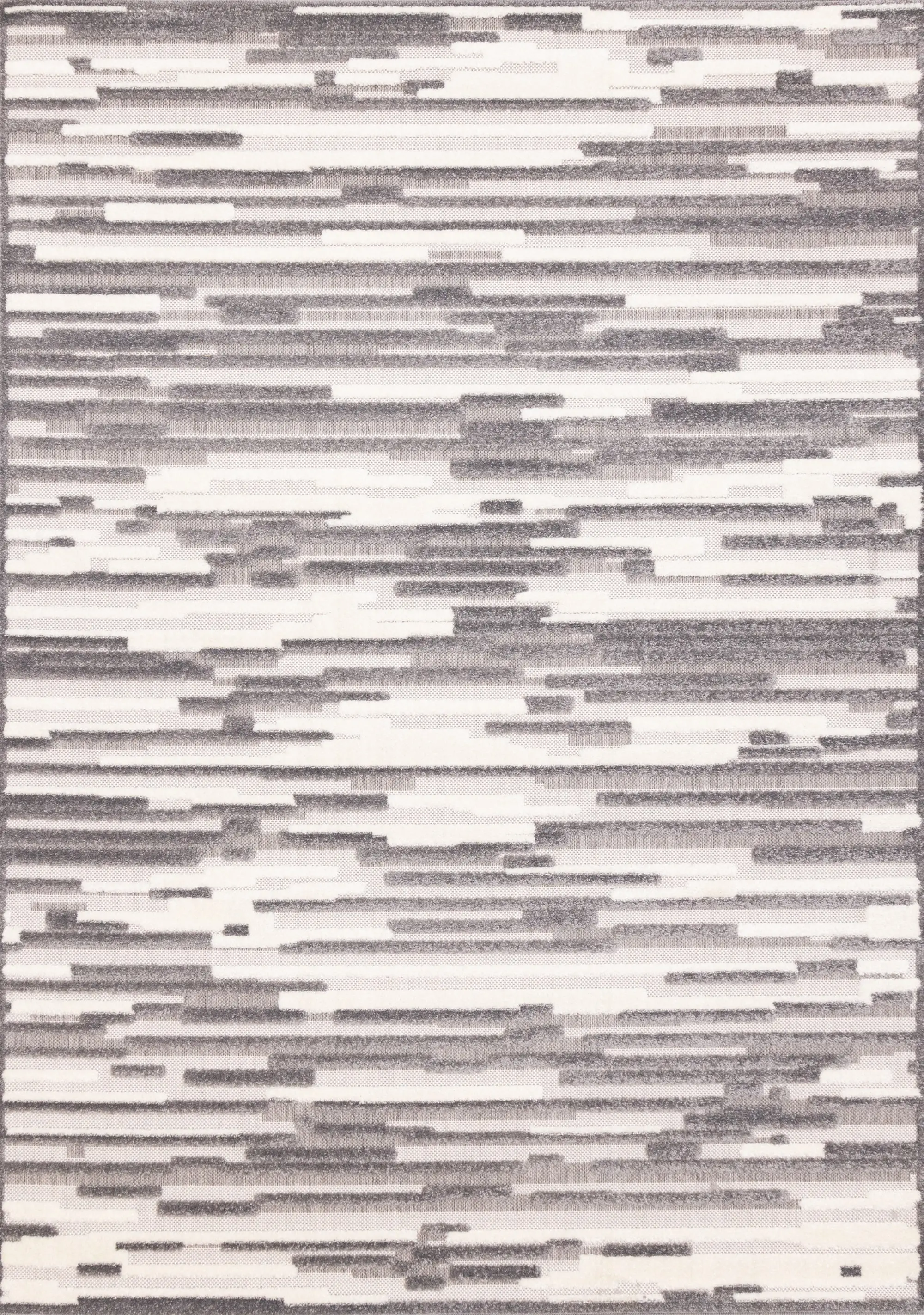 38037166160230 Perry 5 x 8 Gray Broken Lines Area Rug-1