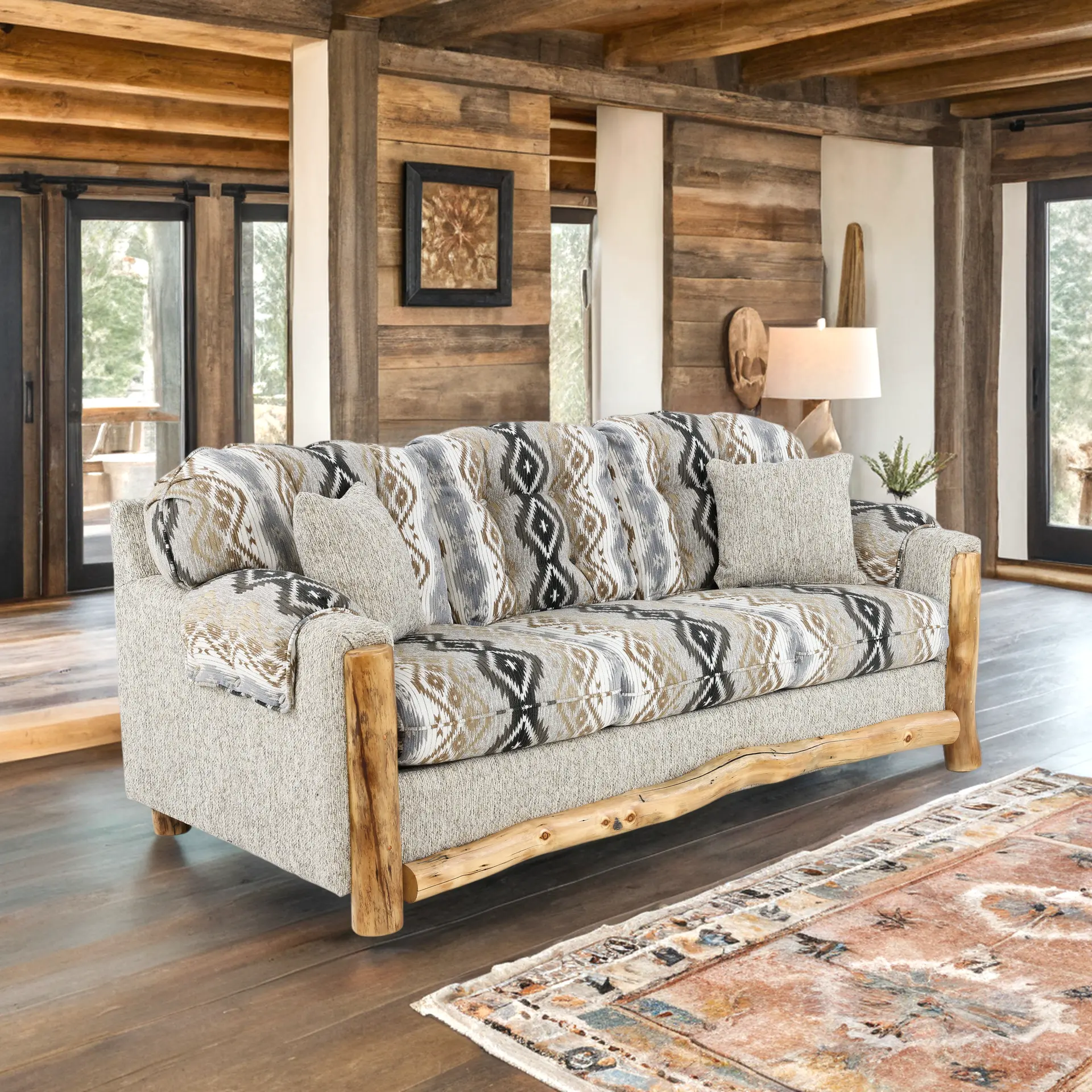 Aspen Granite Gray Sofa-2