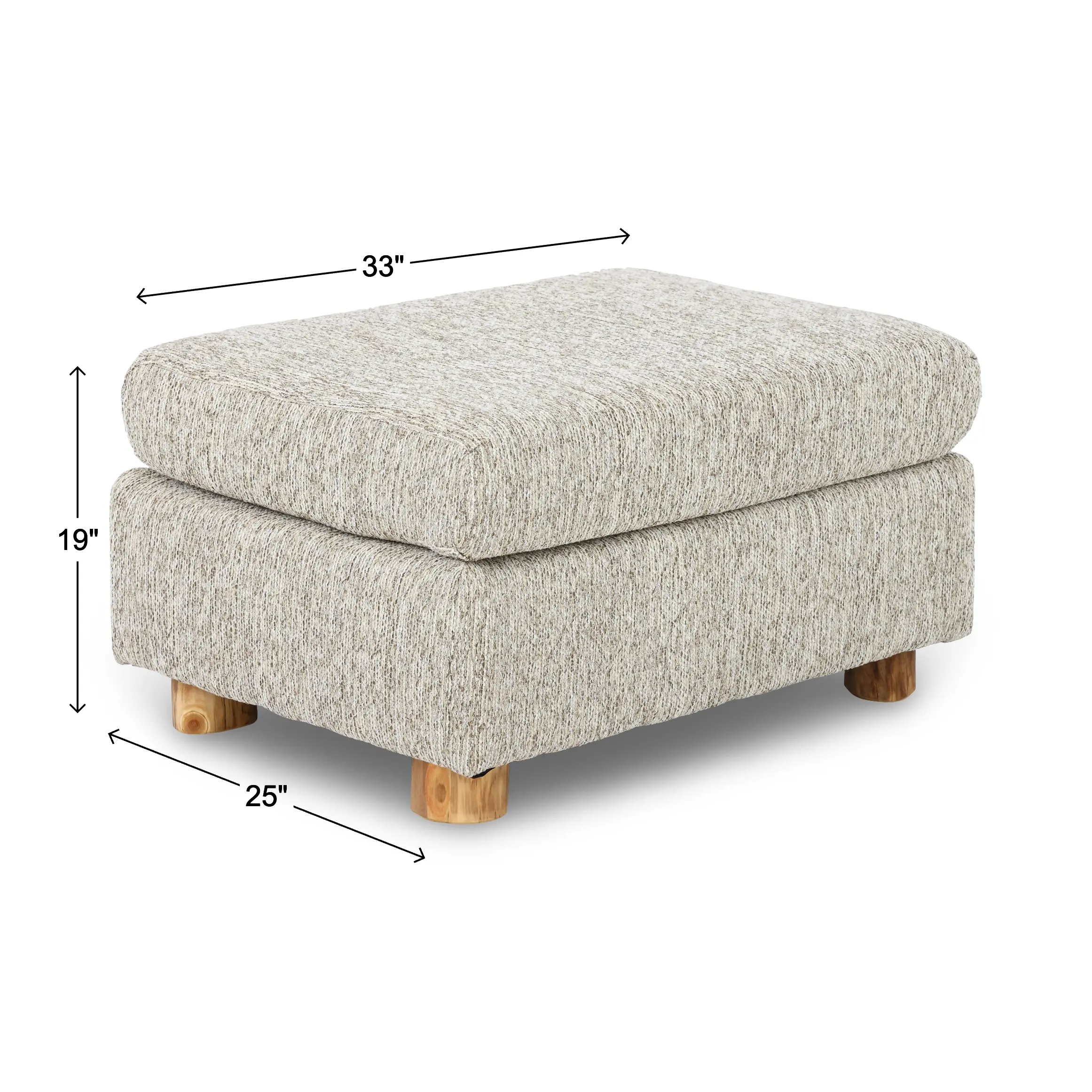 Aspen Granite Gray Ottoman-4