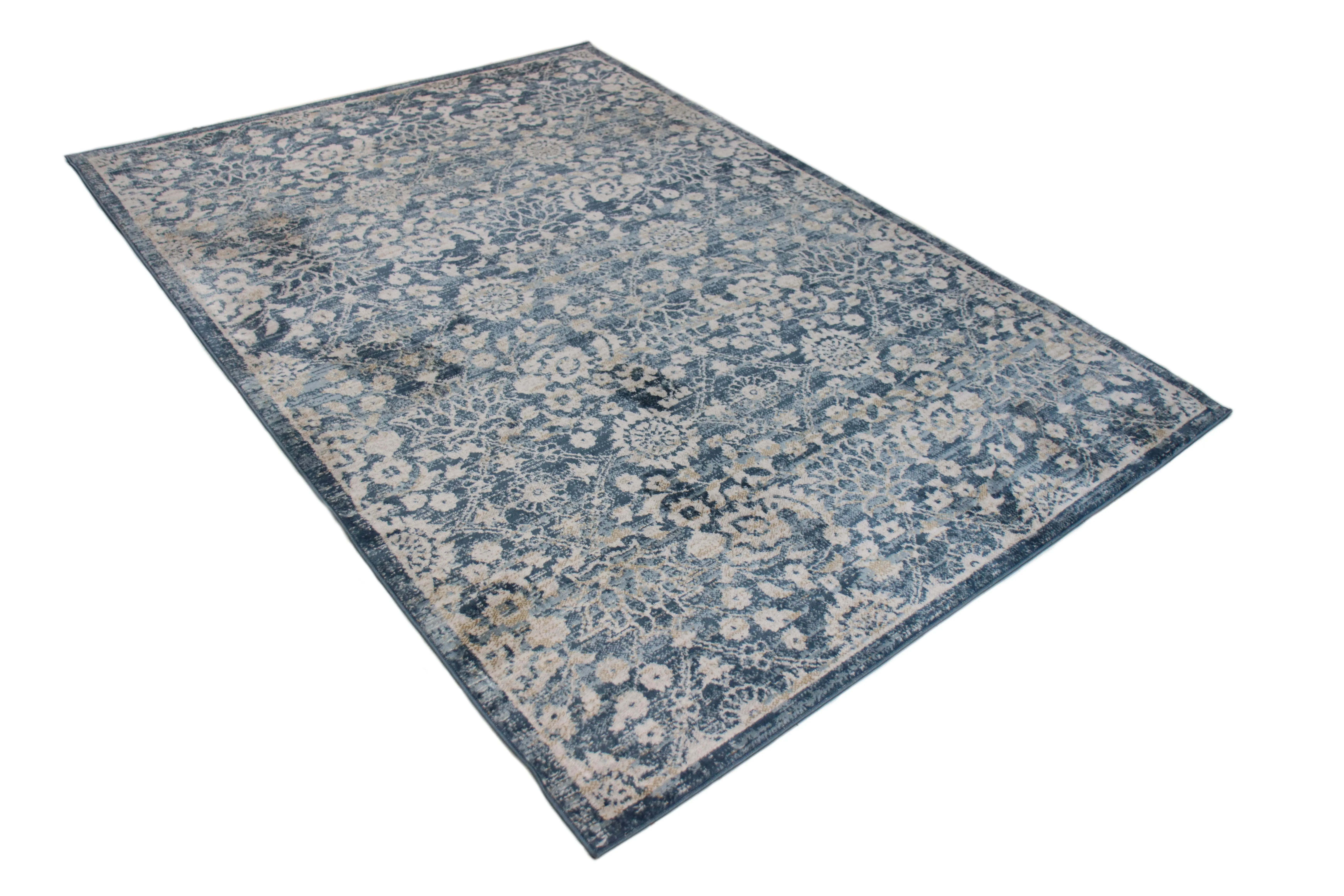 A181-BL-2.6X8-ASH310 Bryce Blue Transitional Runner Rug-3