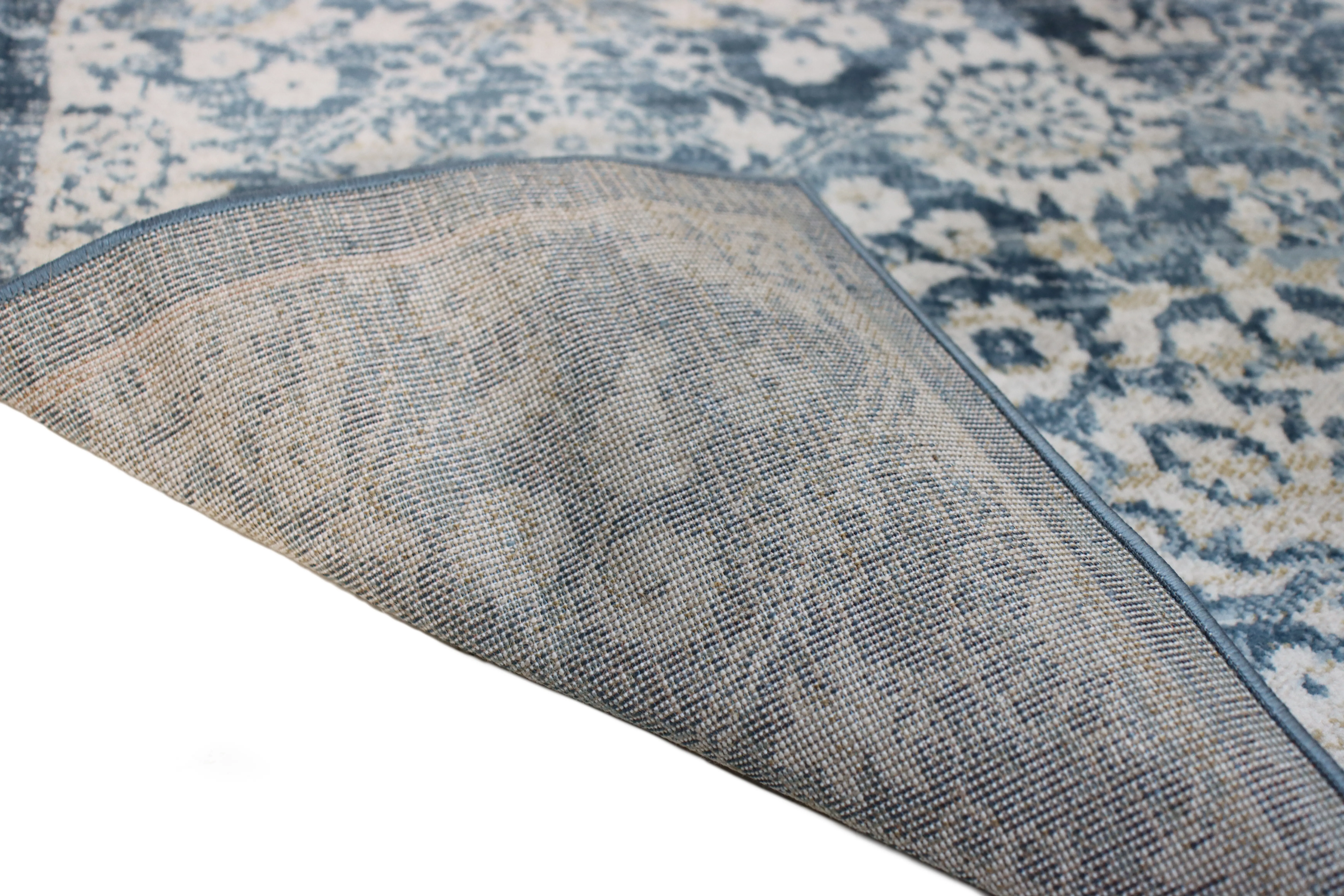 A181-BL-2.6X8-ASH310 Bryce Blue Transitional Runner Rug-5