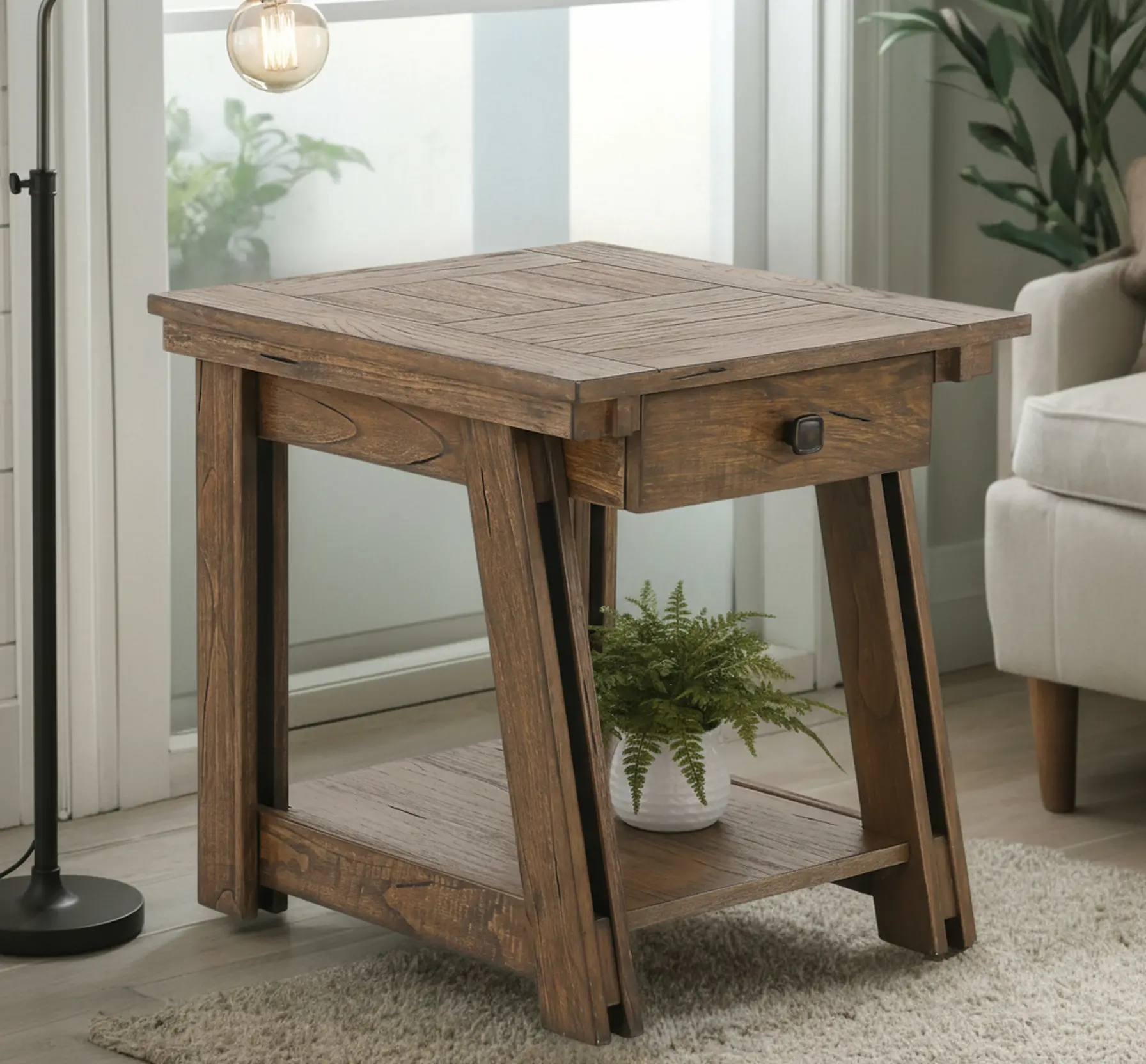 Timber Ridge Brown End Table-10
