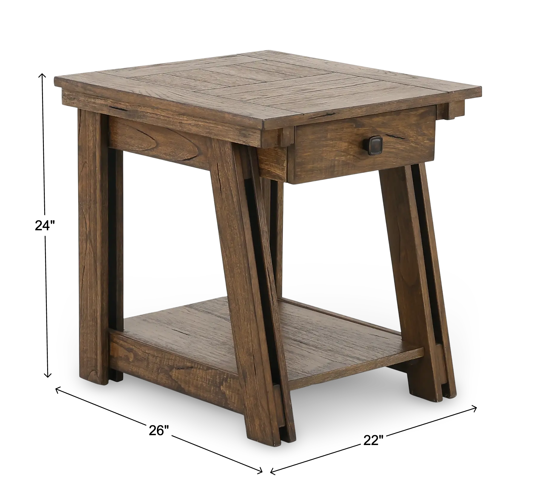 Timber Ridge Brown End Table-3