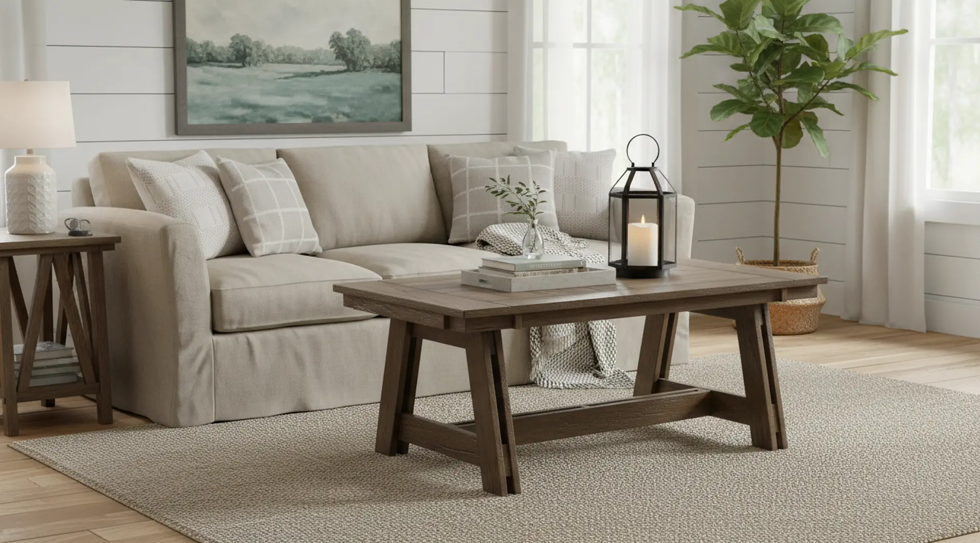 Timber Ridge Brown Coffee Table-2