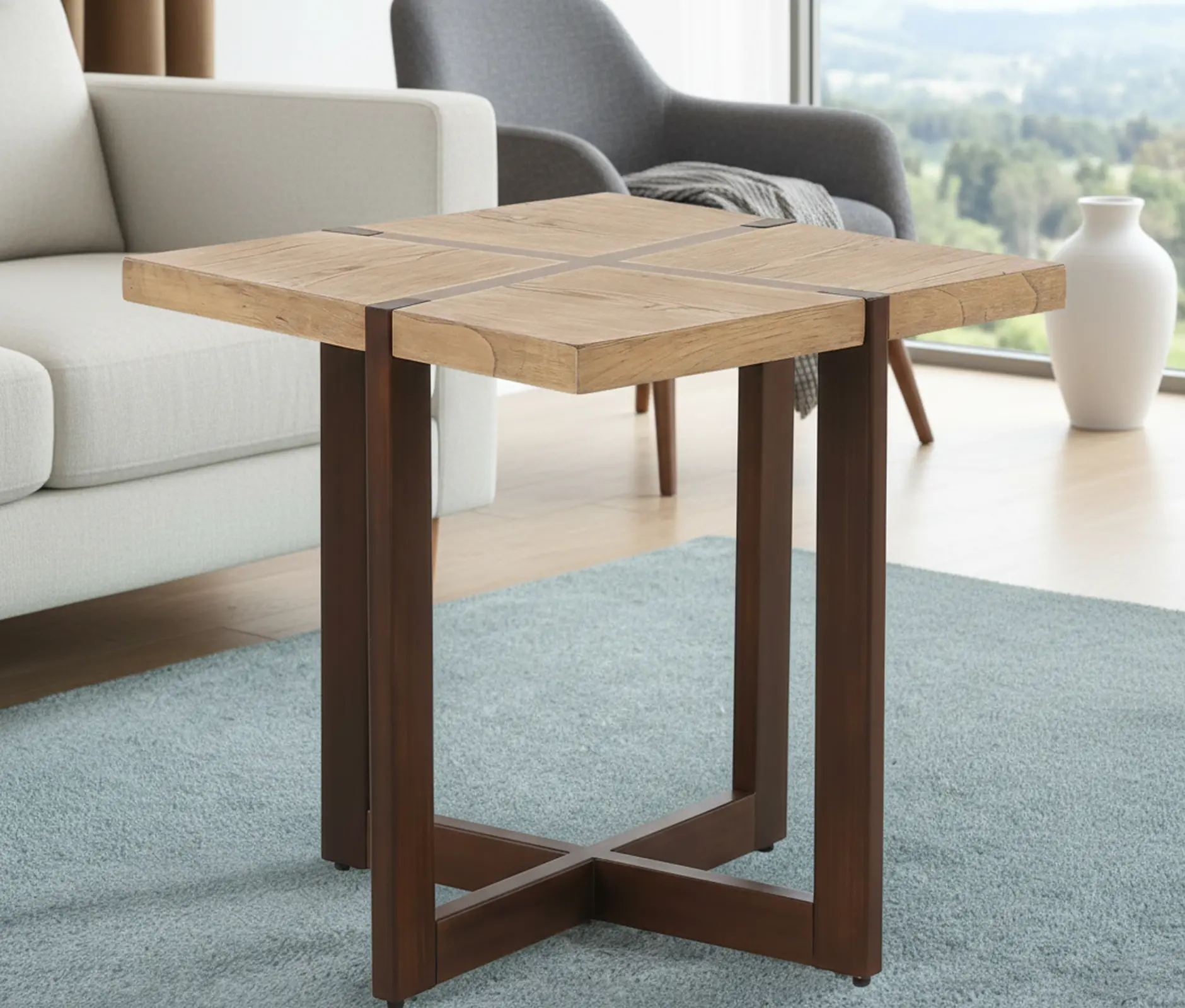 Parklane Brown End Table-2