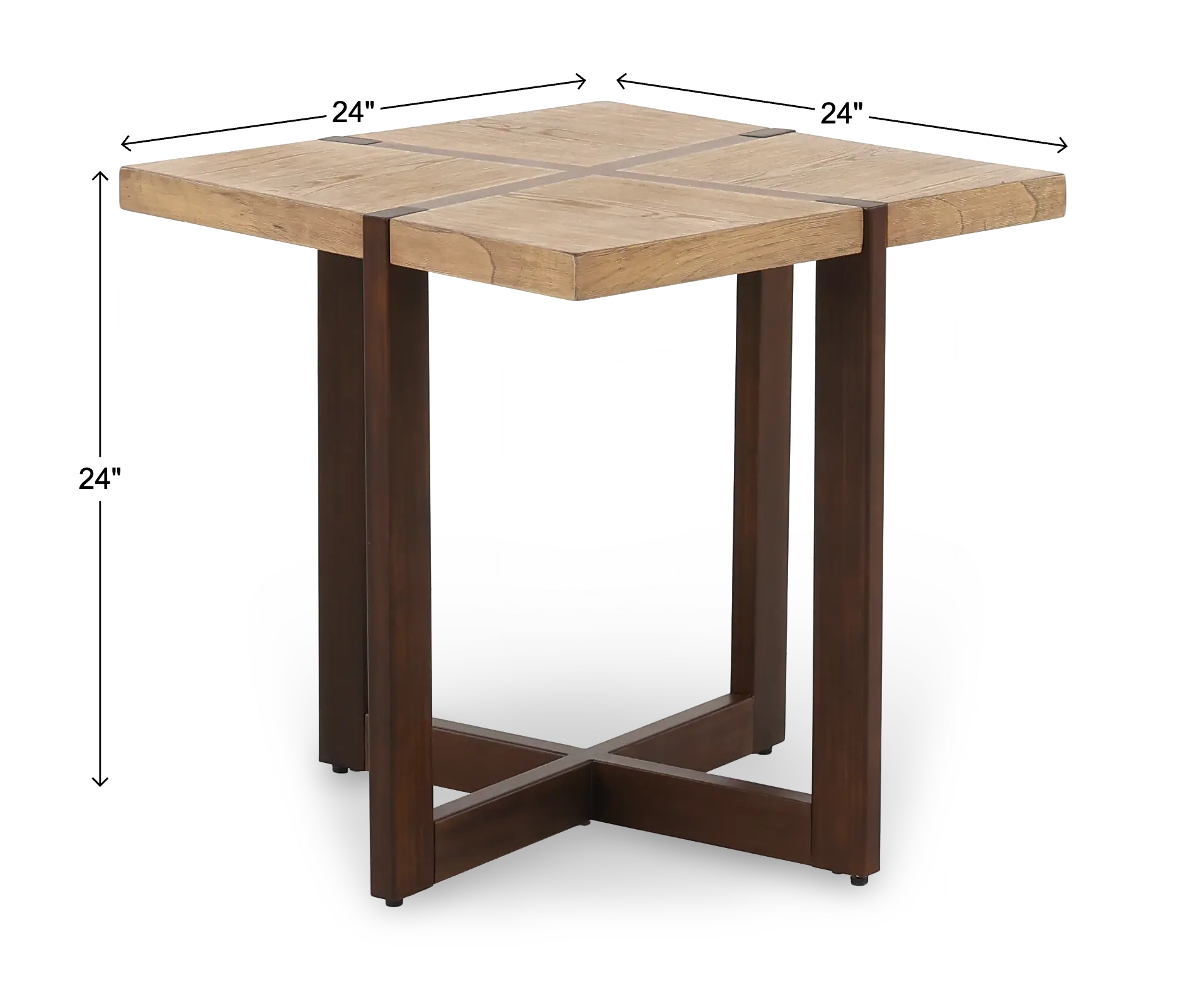 Parklane Brown End Table-3