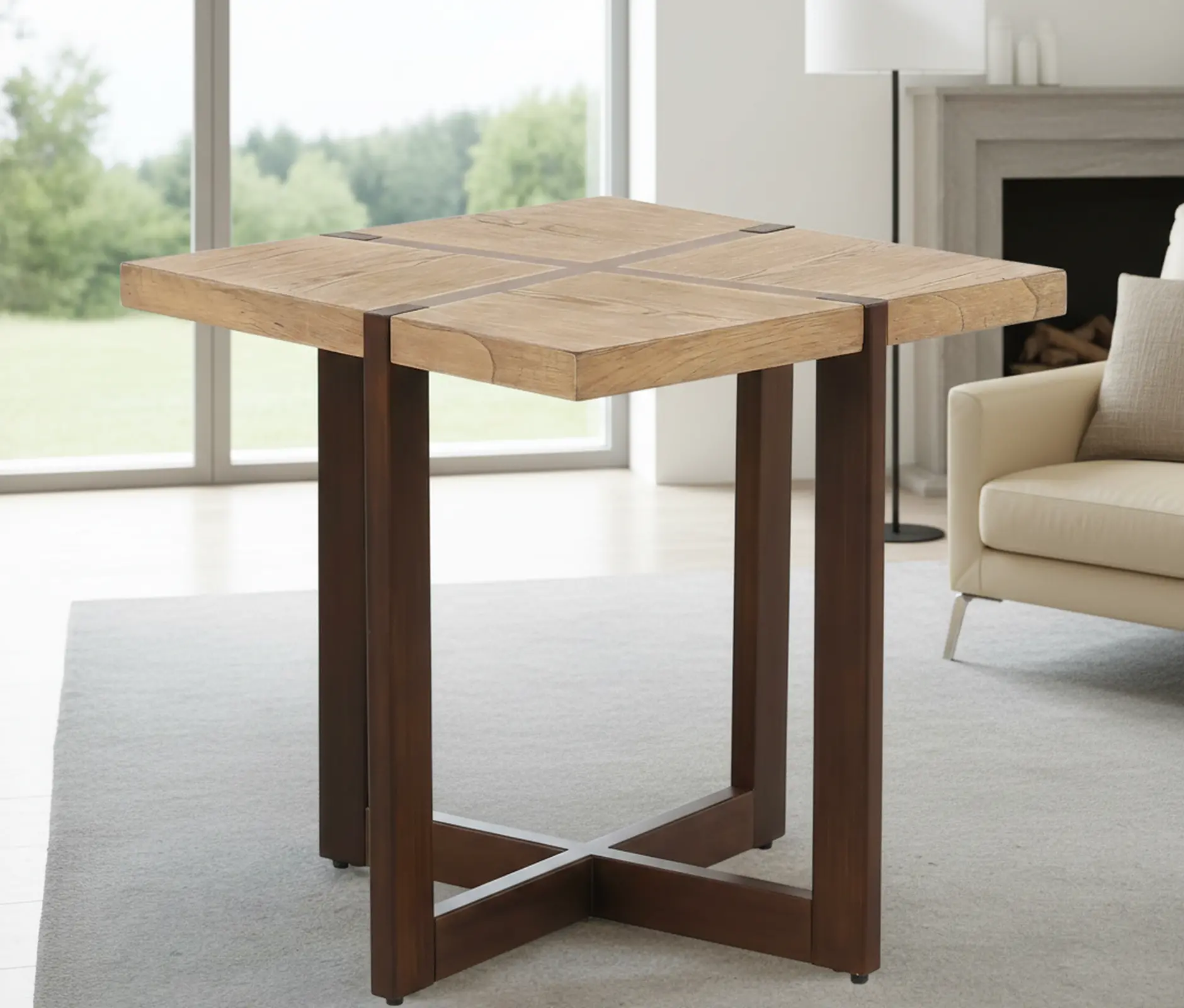 Parklane Brown End Table-9