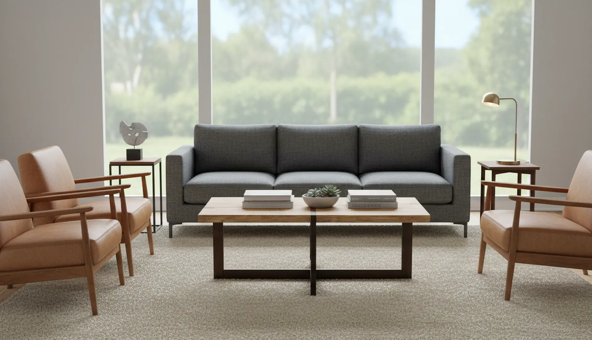 Parklane Brown Coffee Table-10