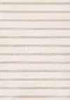 Century 5 x 8 Cream and Beige Striped Area Rug