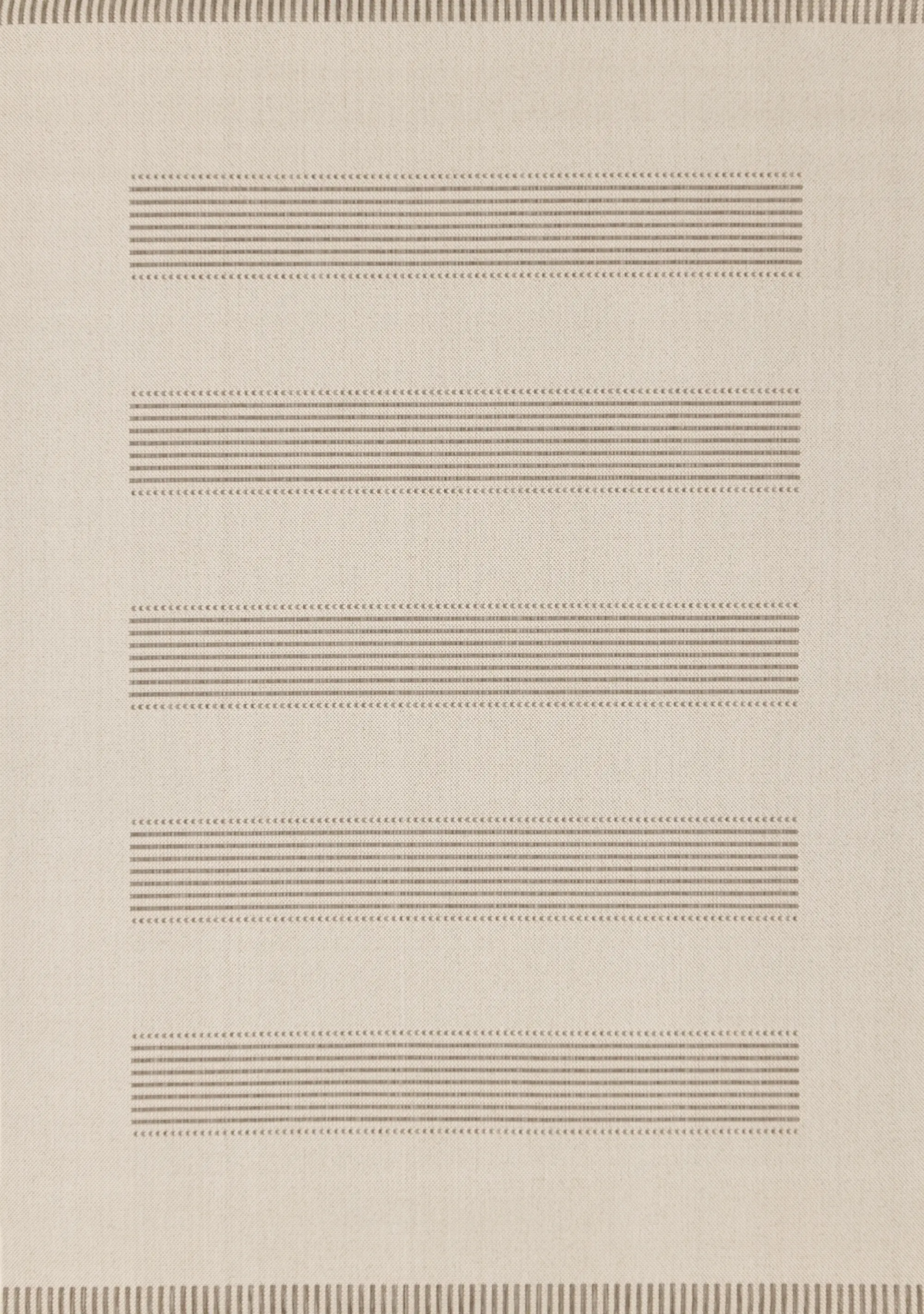 19261/101 160230 Jasper 5 x 8 Cream and Beige Striped Outdoor Rug-1