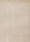 Oskar 5 x 8 Beige Striped Angles Area Rug