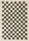 Match Sage Green Checkered 5 x 8 Shag Rug
