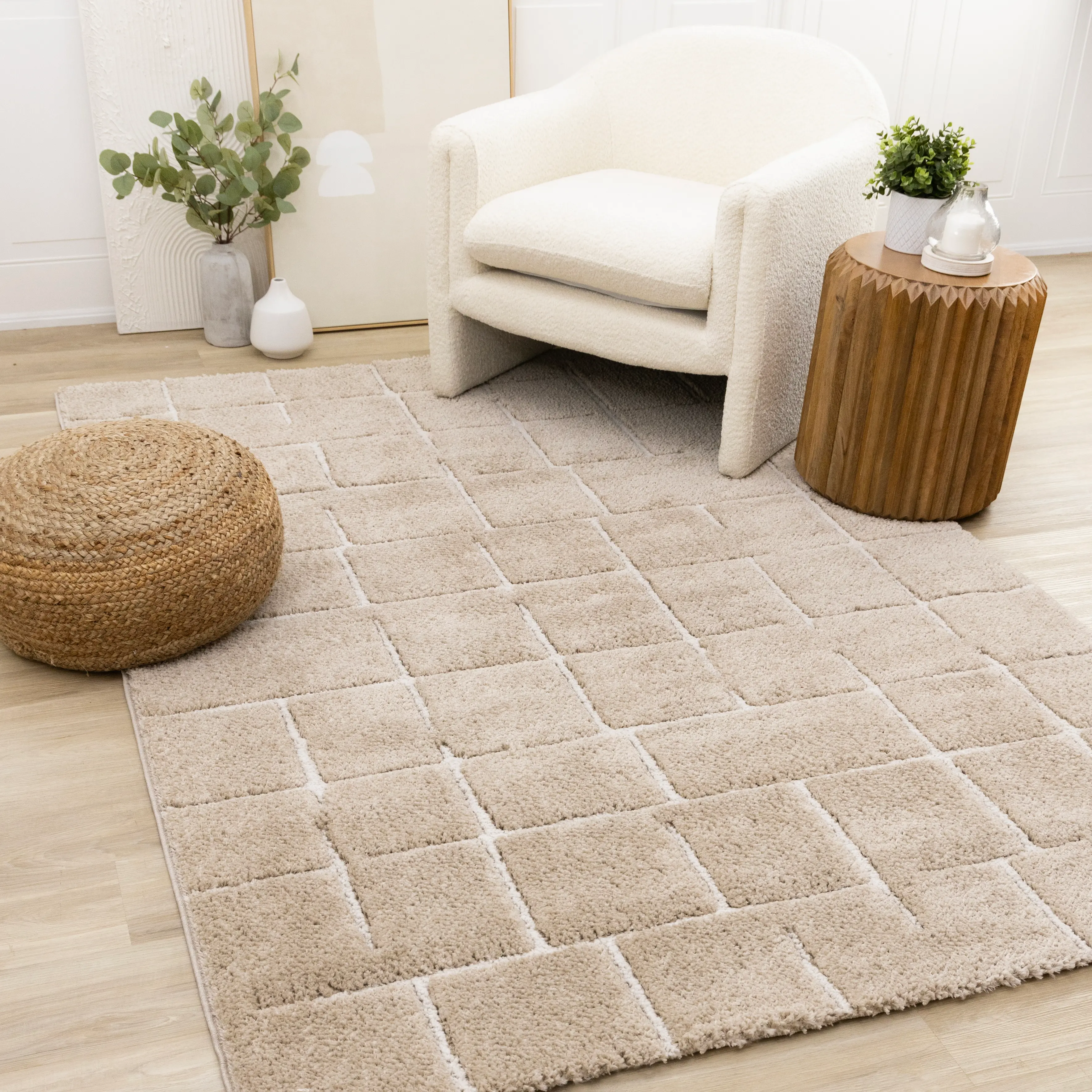 Talia Taupe 7 x 10 Area Rug-2
