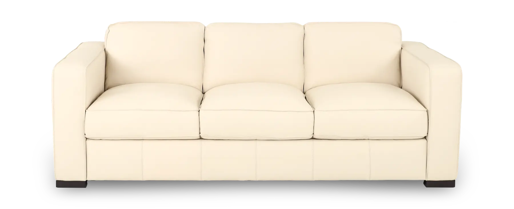 C274-064/AOD2 Copenhagen Off-White Leather Sofa-4
