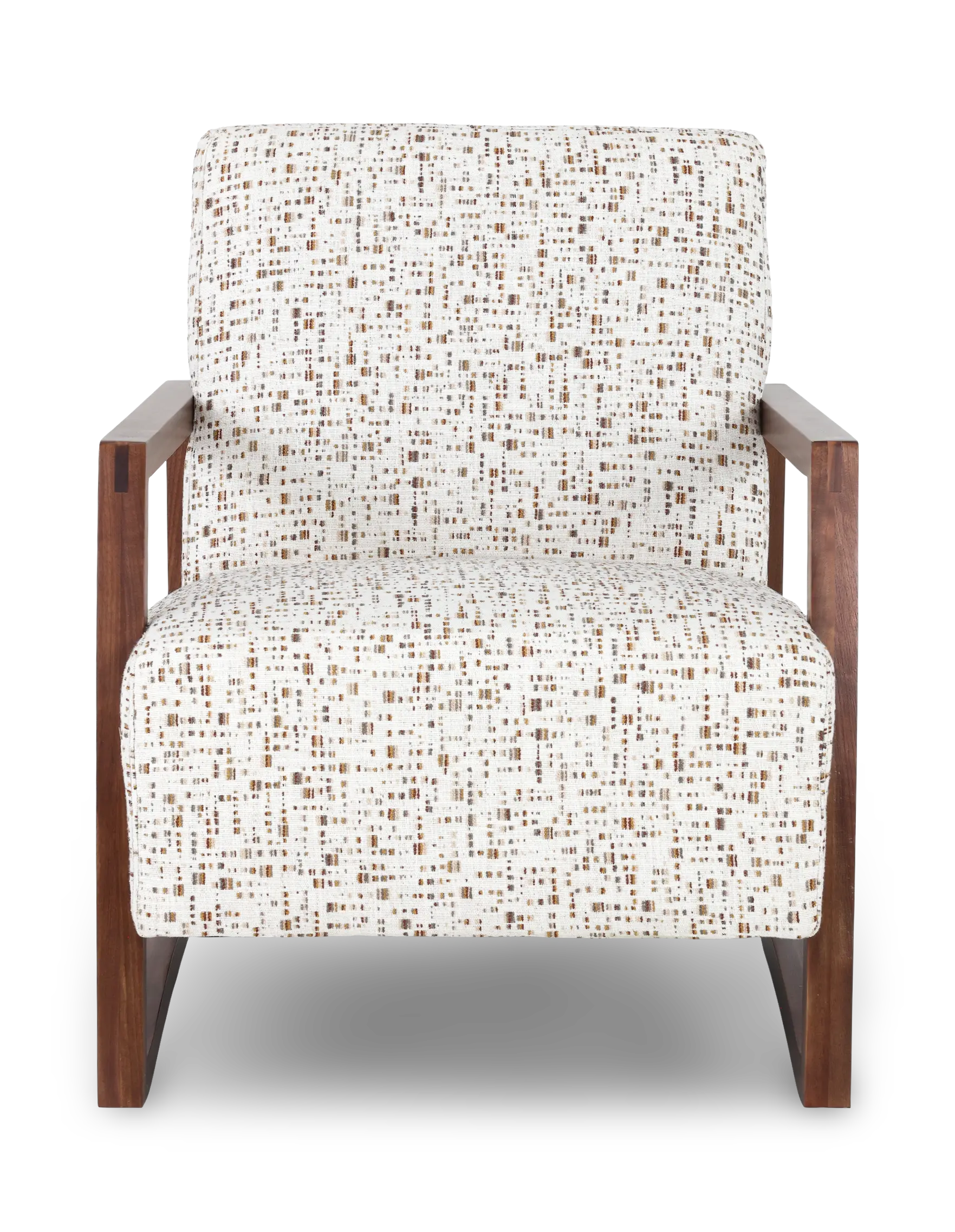 Wilshire Bark Upholstered and Wood Accent Chair-1