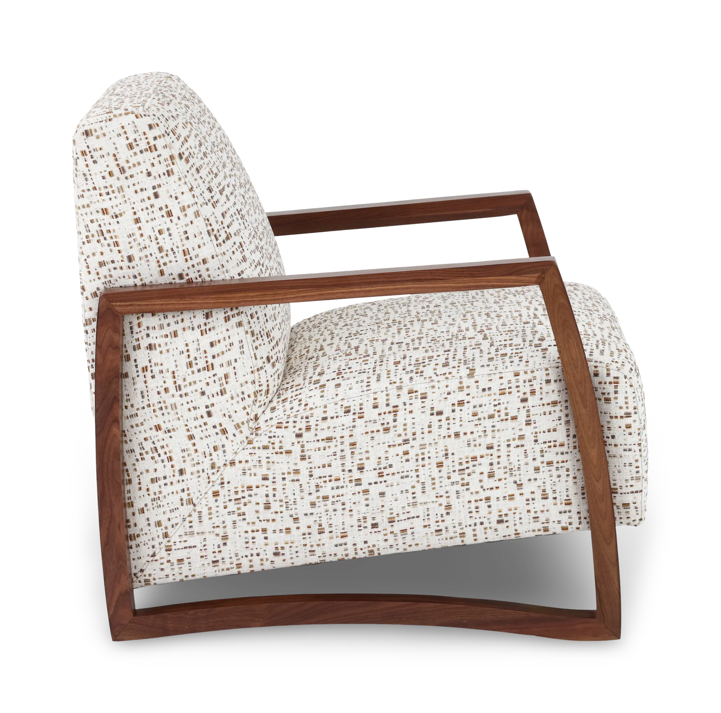 Wilshire Bark Upholstered and Wood Accent Chair-5