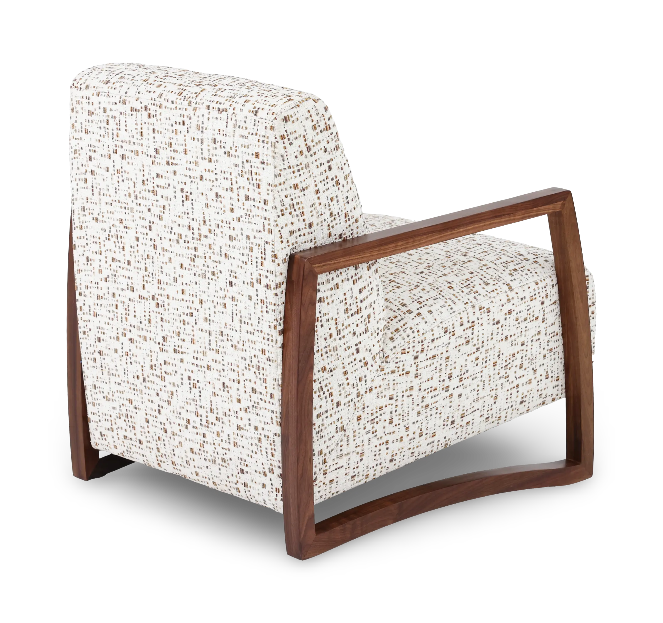 Wilshire Bark Upholstered and Wood Accent Chair-6