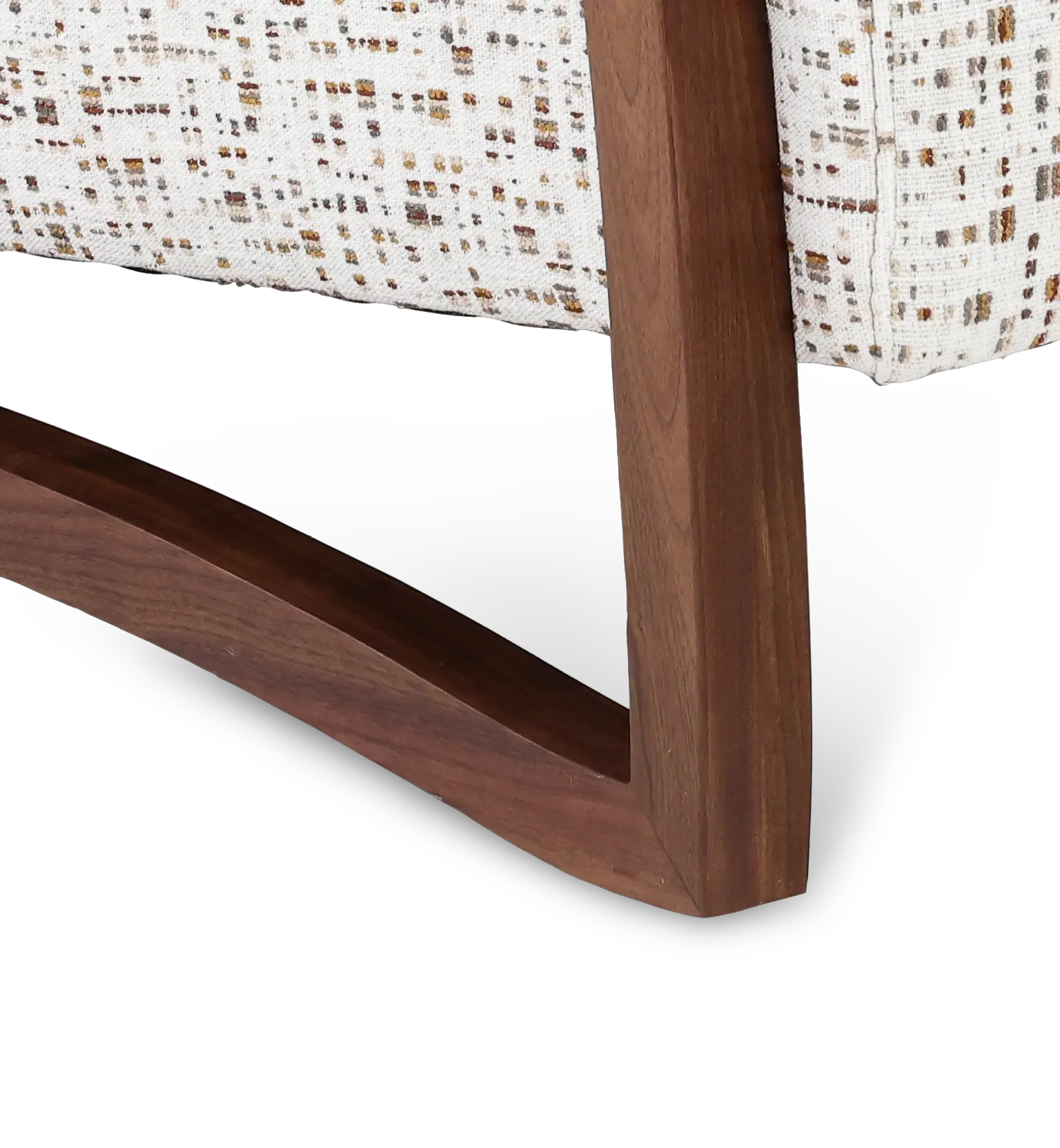 Wilshire Bark Upholstered and Wood Accent Chair-7