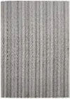 Talia 5 x 7 Gray Faux Rabbit Area Rug