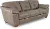 Clay Taupe Leather Sofa