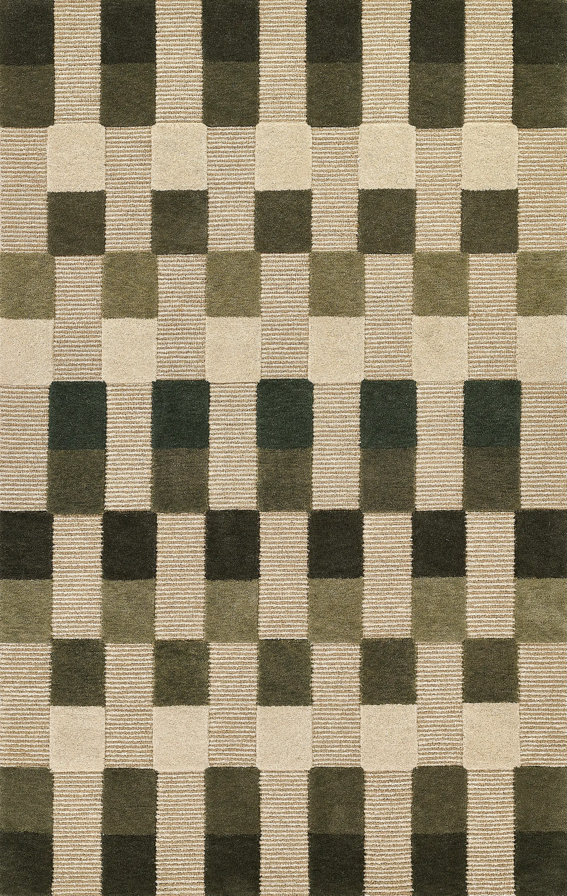Fletcher 5 x 8 Green Area Rug-1