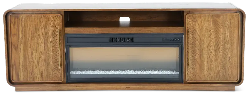 Barrique Brown Fireplace Mantle