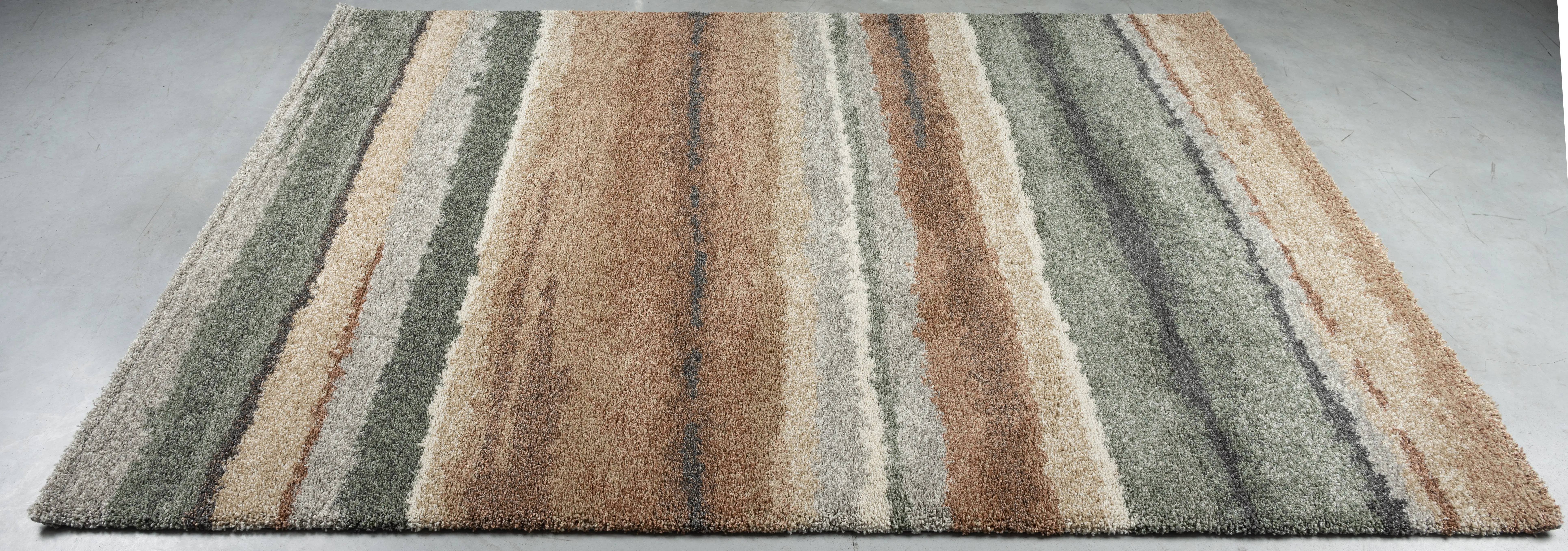 Granada 5 x 8 Heathered Rust and Sage Earth Tone Area Rug-3
