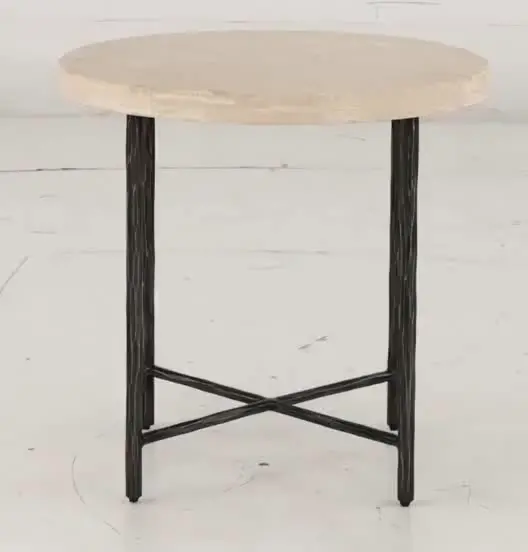 6820-80116-00 Bennett Black and Tan Side Table-8
