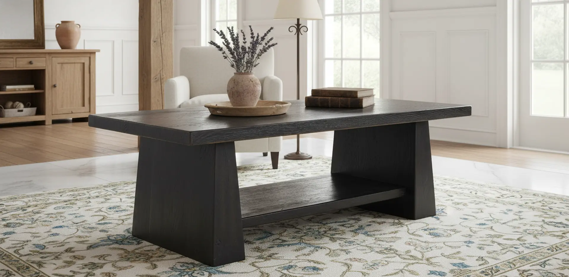 6820-80110-99 Bennett Black Coffee Table-2