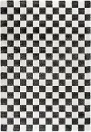 Nube 8 x 10 Checkerboard Black Area Rug