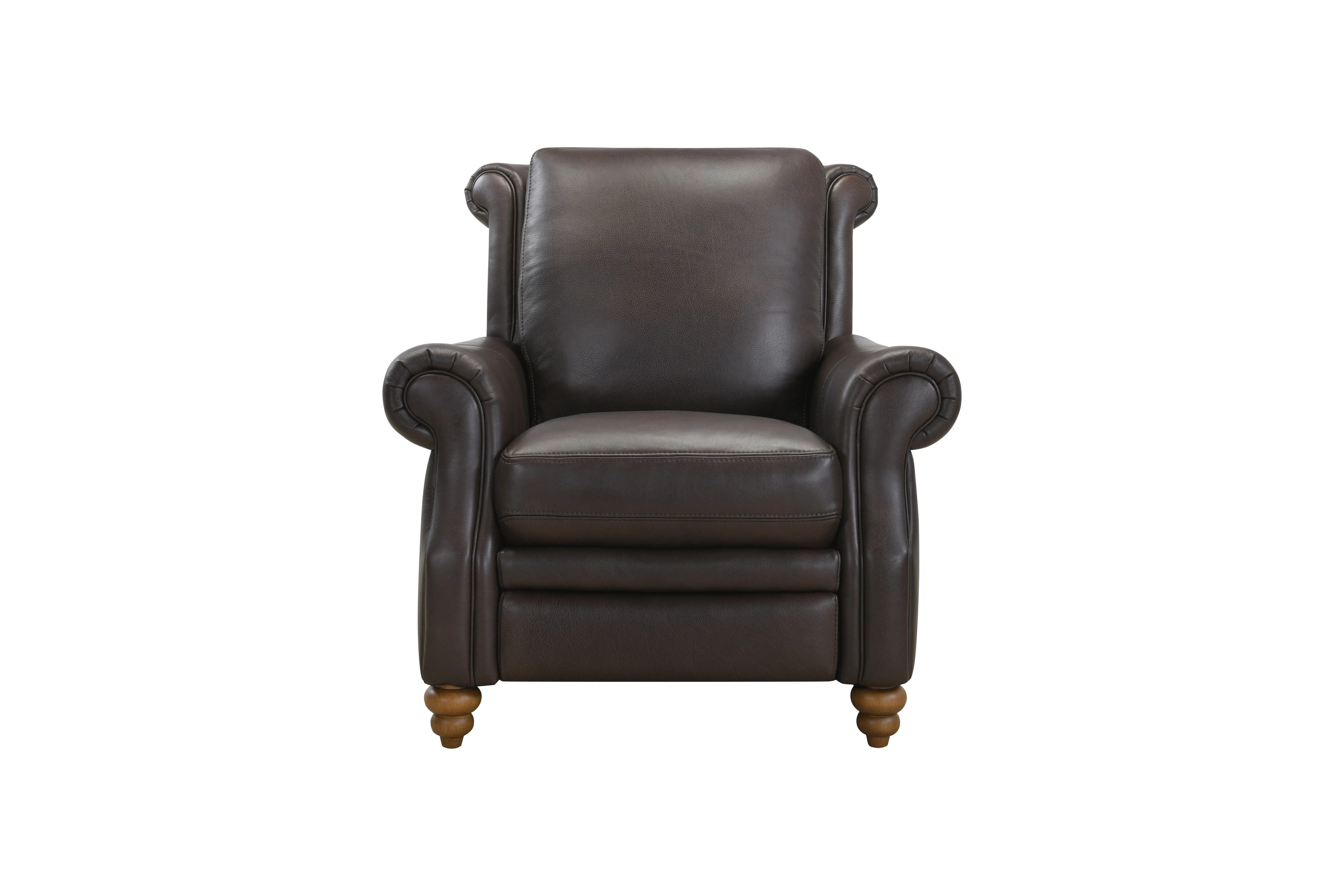 Pentos Dark Brown Leather Power Recliner-3
