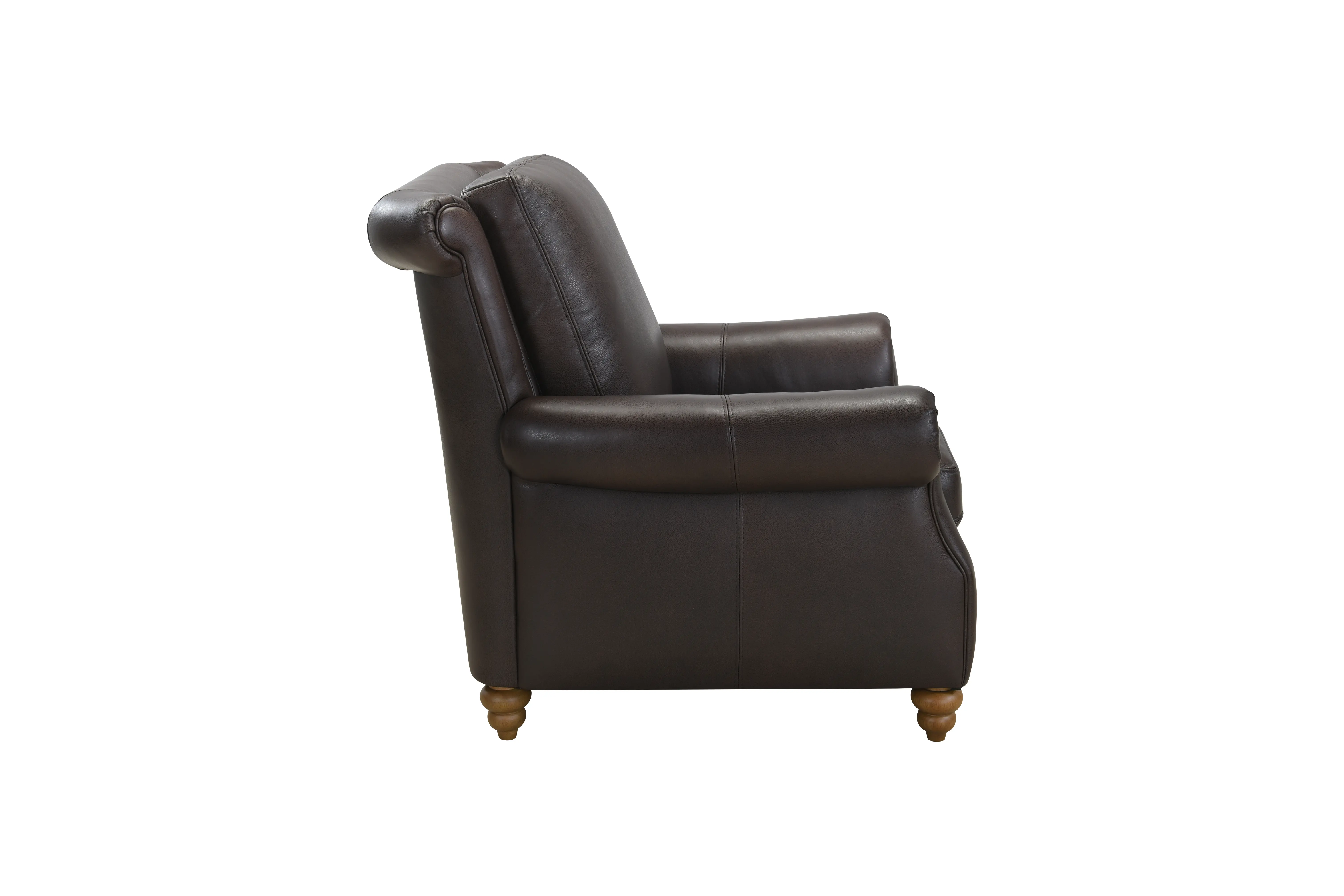 Pentos Dark Brown Leather Power Recliner-5