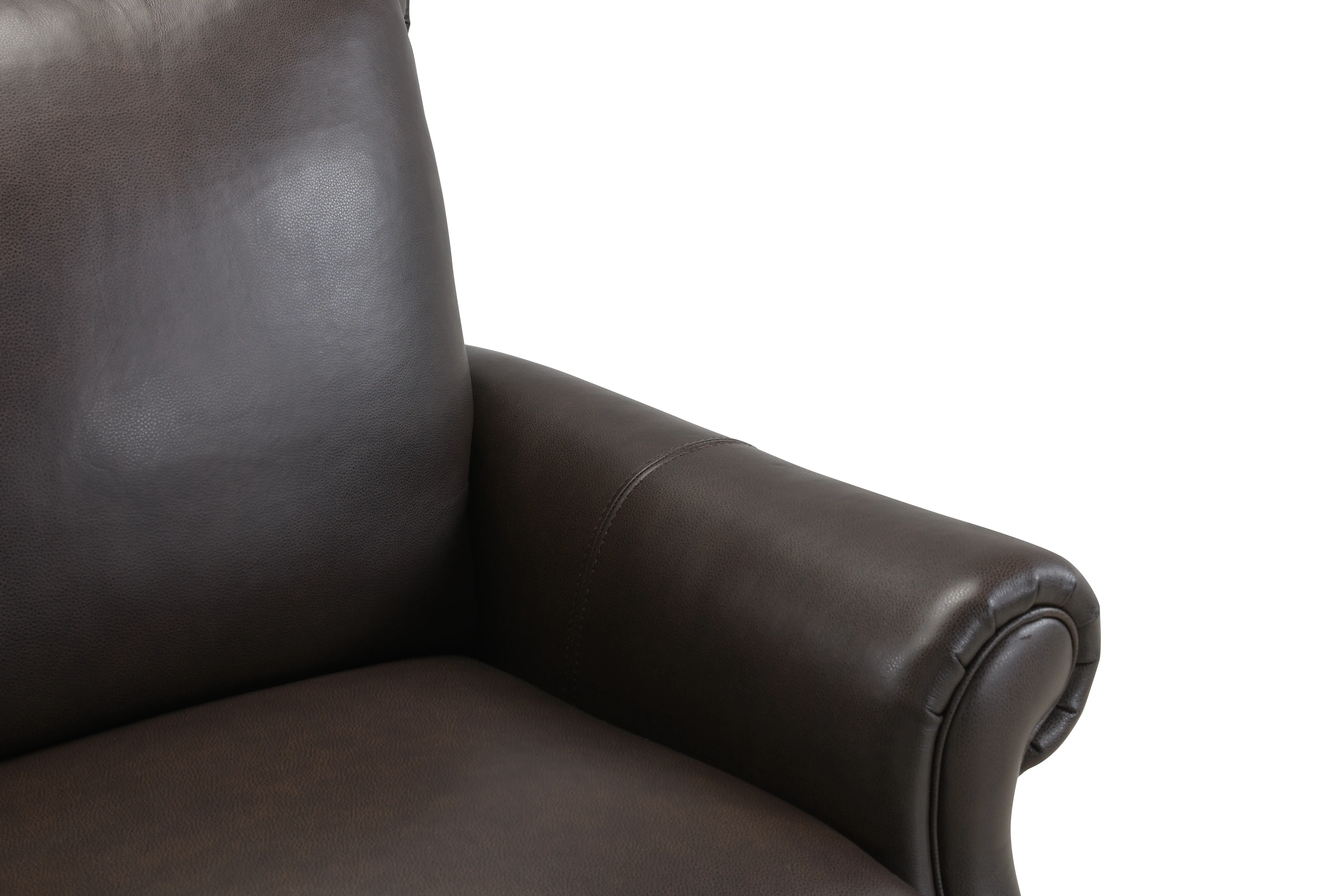 Pentos Dark Brown Leather Power Recliner-7