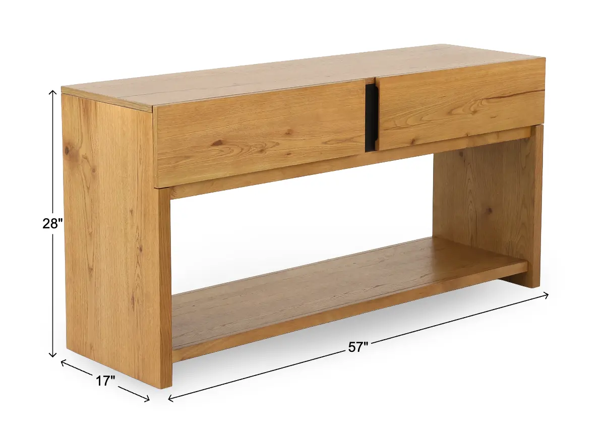 Ripley Brown Sofa Table-3