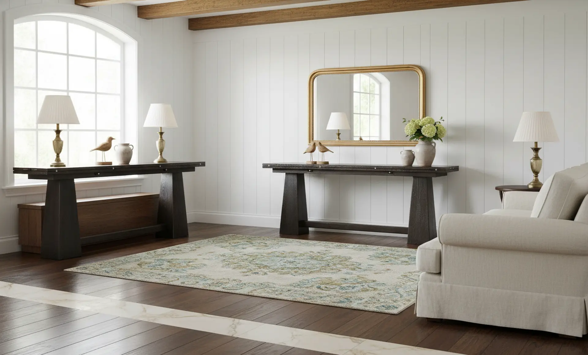 6820-85003-99 Bennett Black Flip Top Sofa Table-10