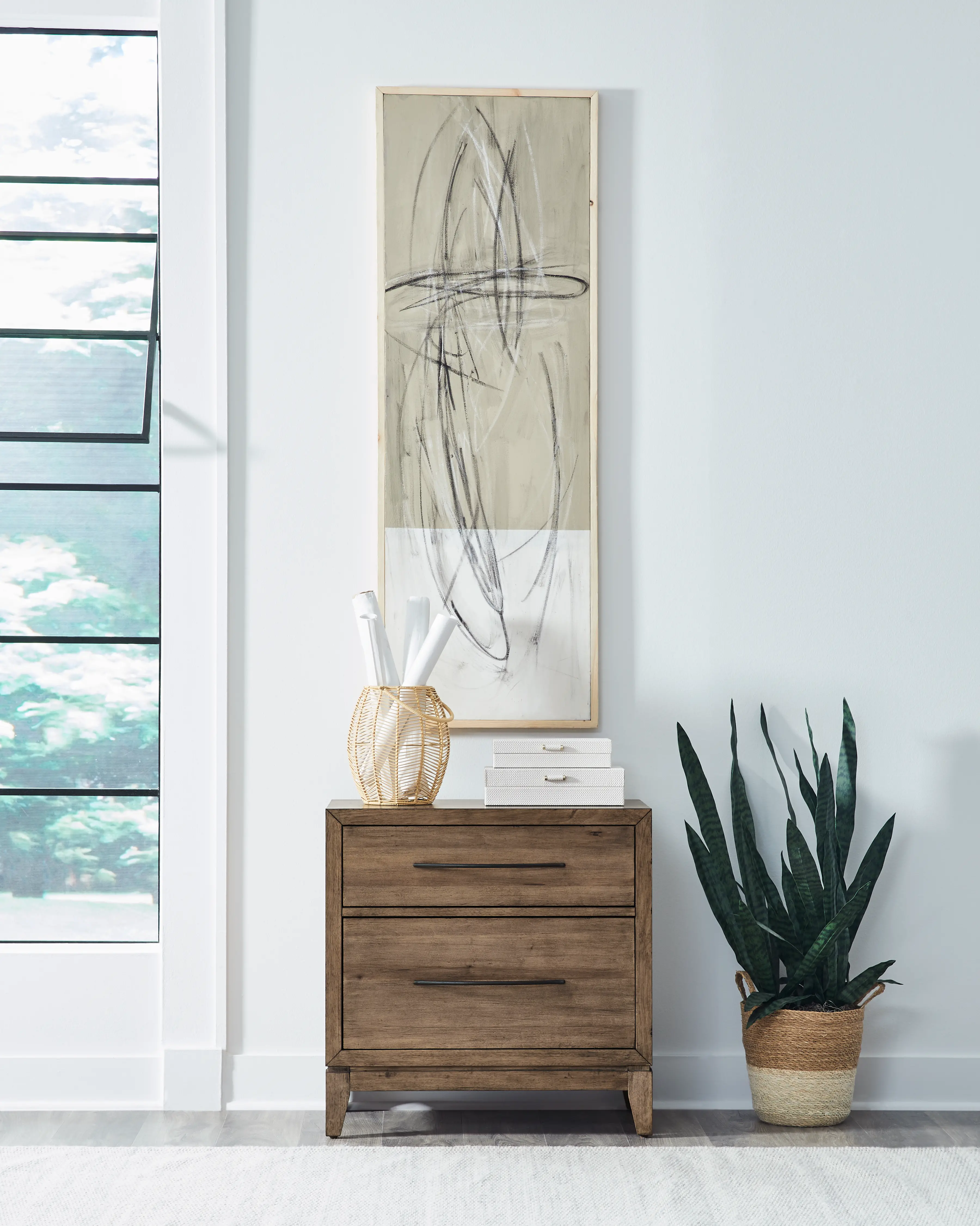 936-HO147 Shaker Lakes Brown Lateral File-1