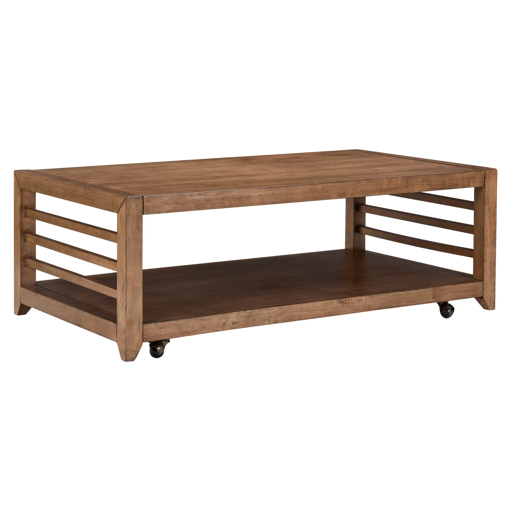 936-OT1010 Shaker Lakes Brown Coffee Table-1