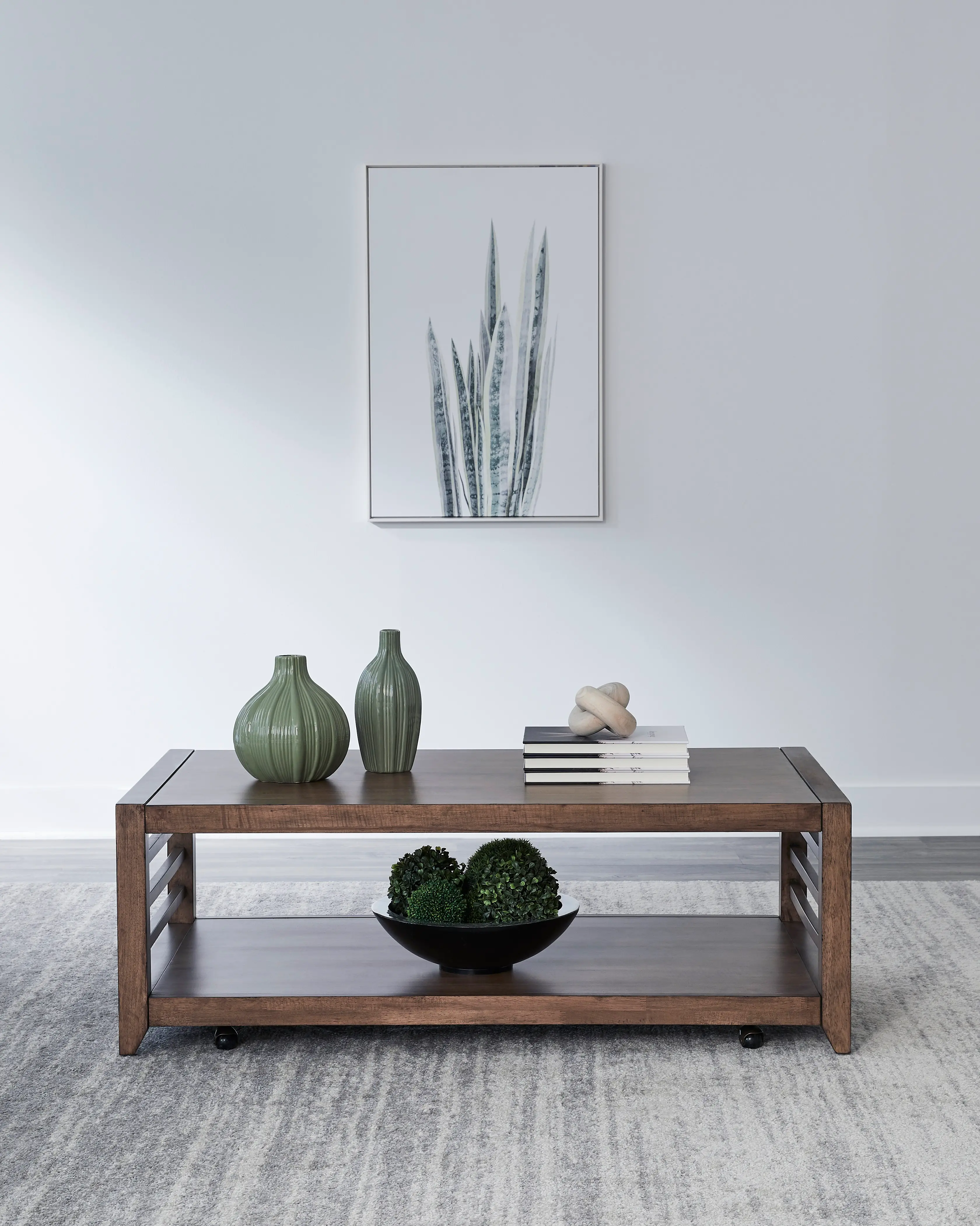 936-OT1010 Shaker Lakes Brown Coffee Table-2