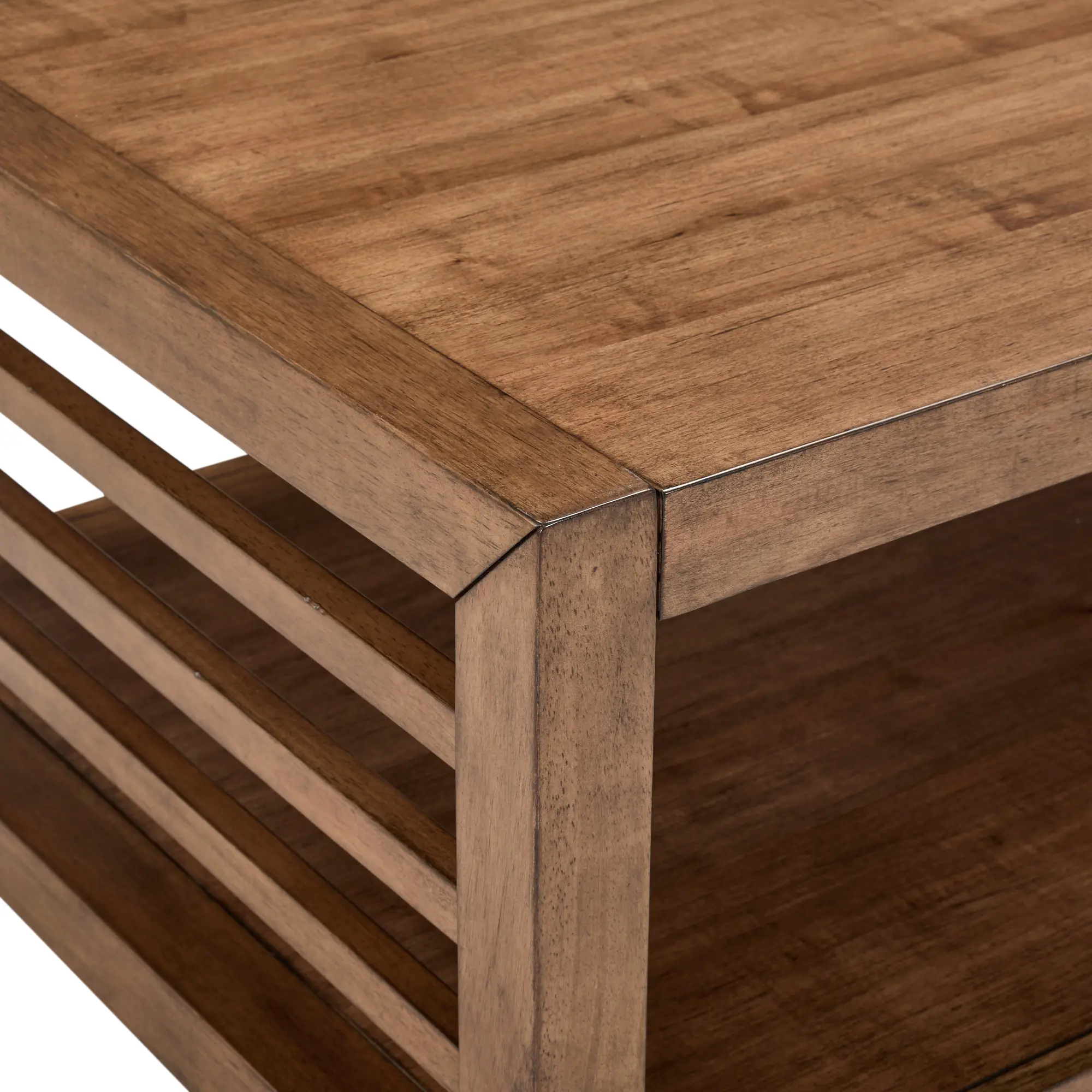 936-OT1010 Shaker Lakes Brown Coffee Table-7