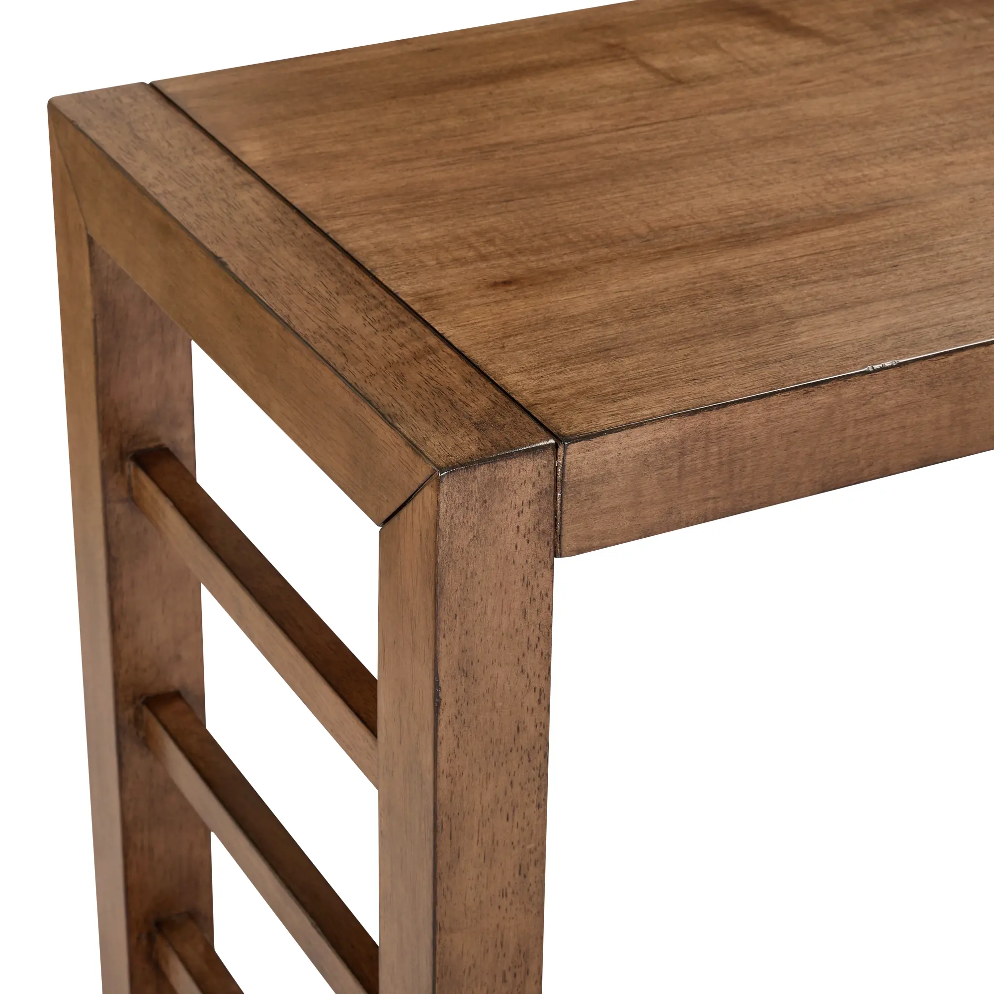 936-OT1030 Shaker Lakes Brown Sofa Table-5
