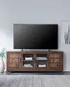 936-TV82 Shaker Lakes Brown TV Stand