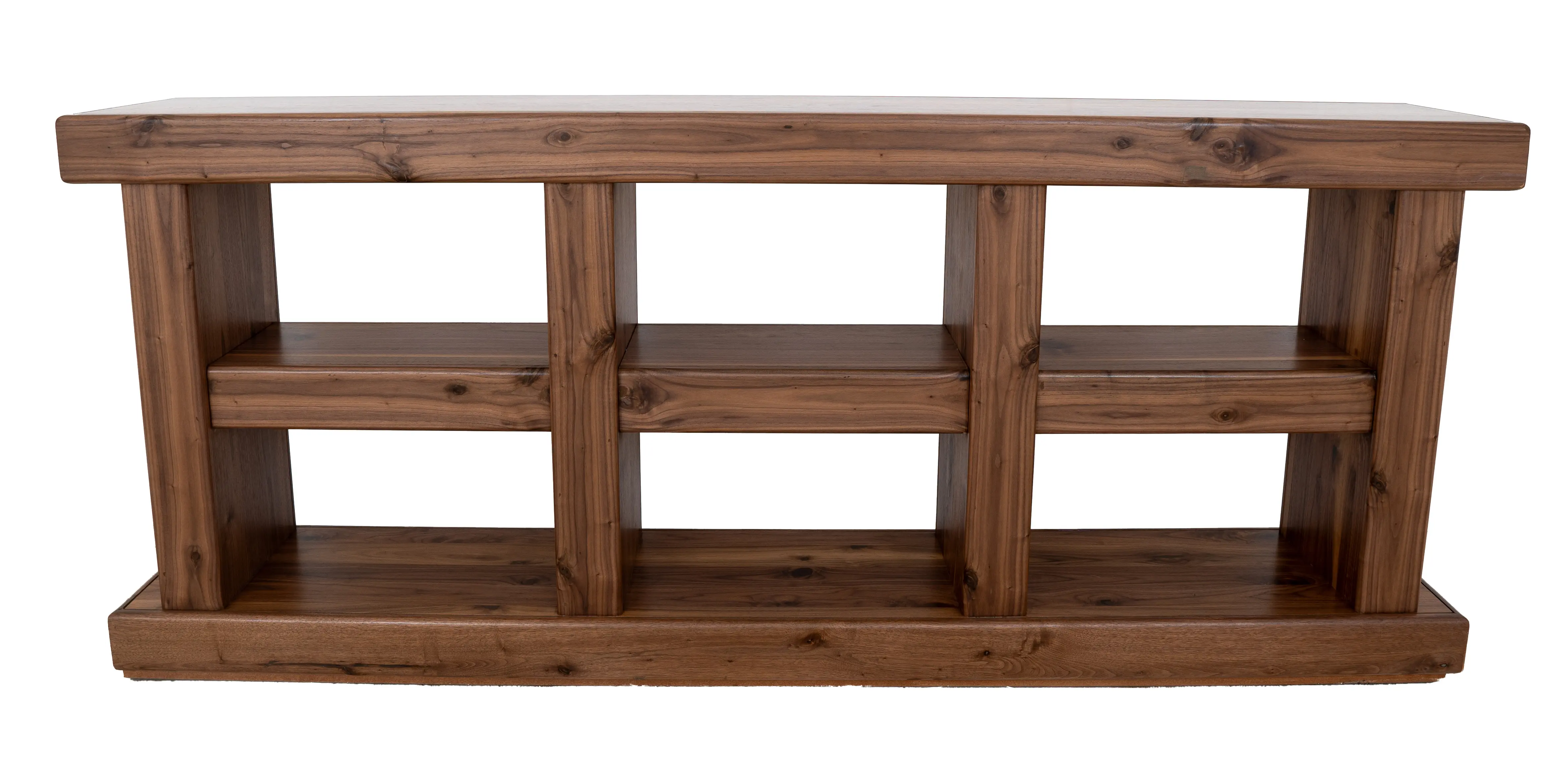 Walnut Brown TV Stand-1