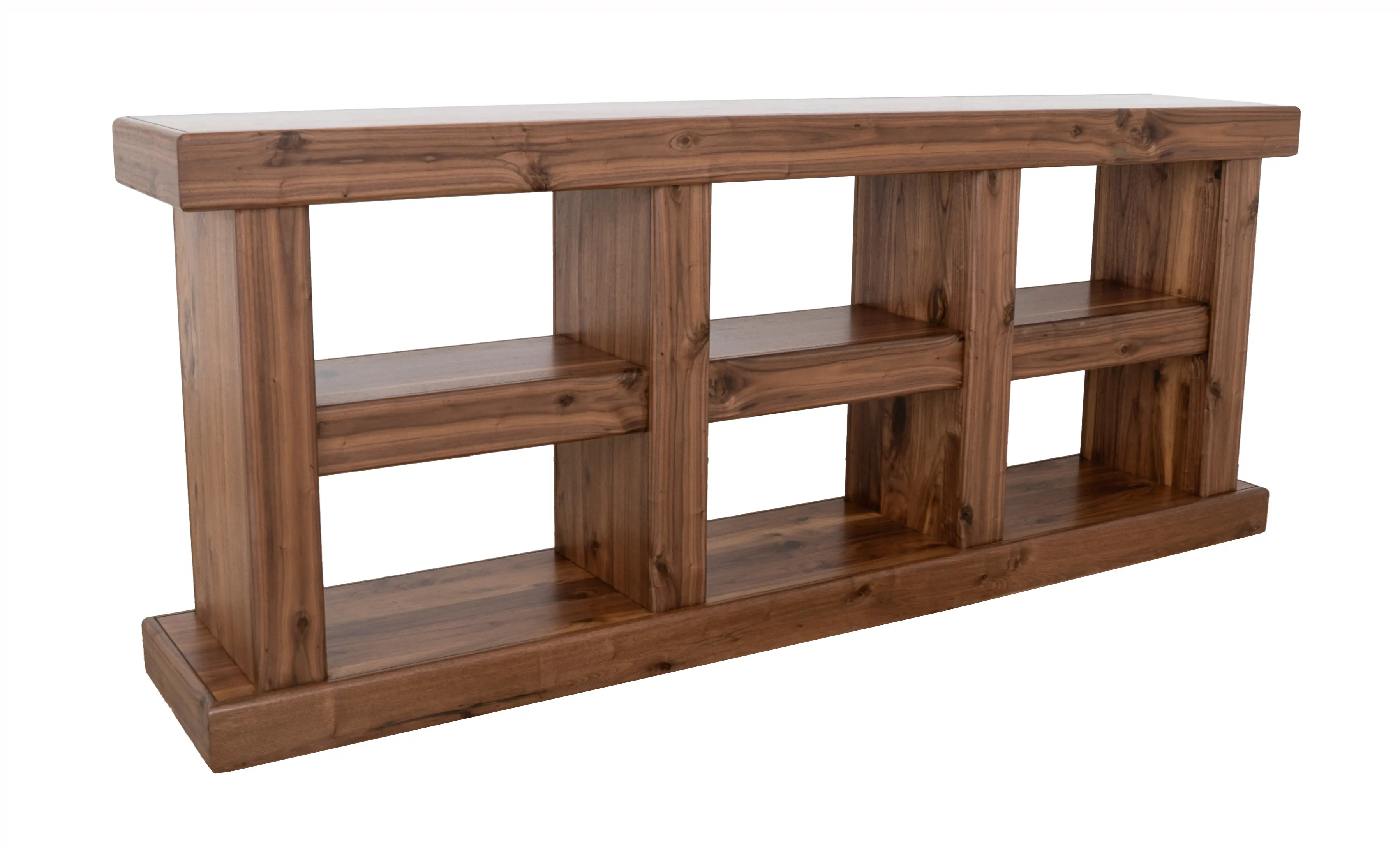 Walnut Brown TV Stand-2