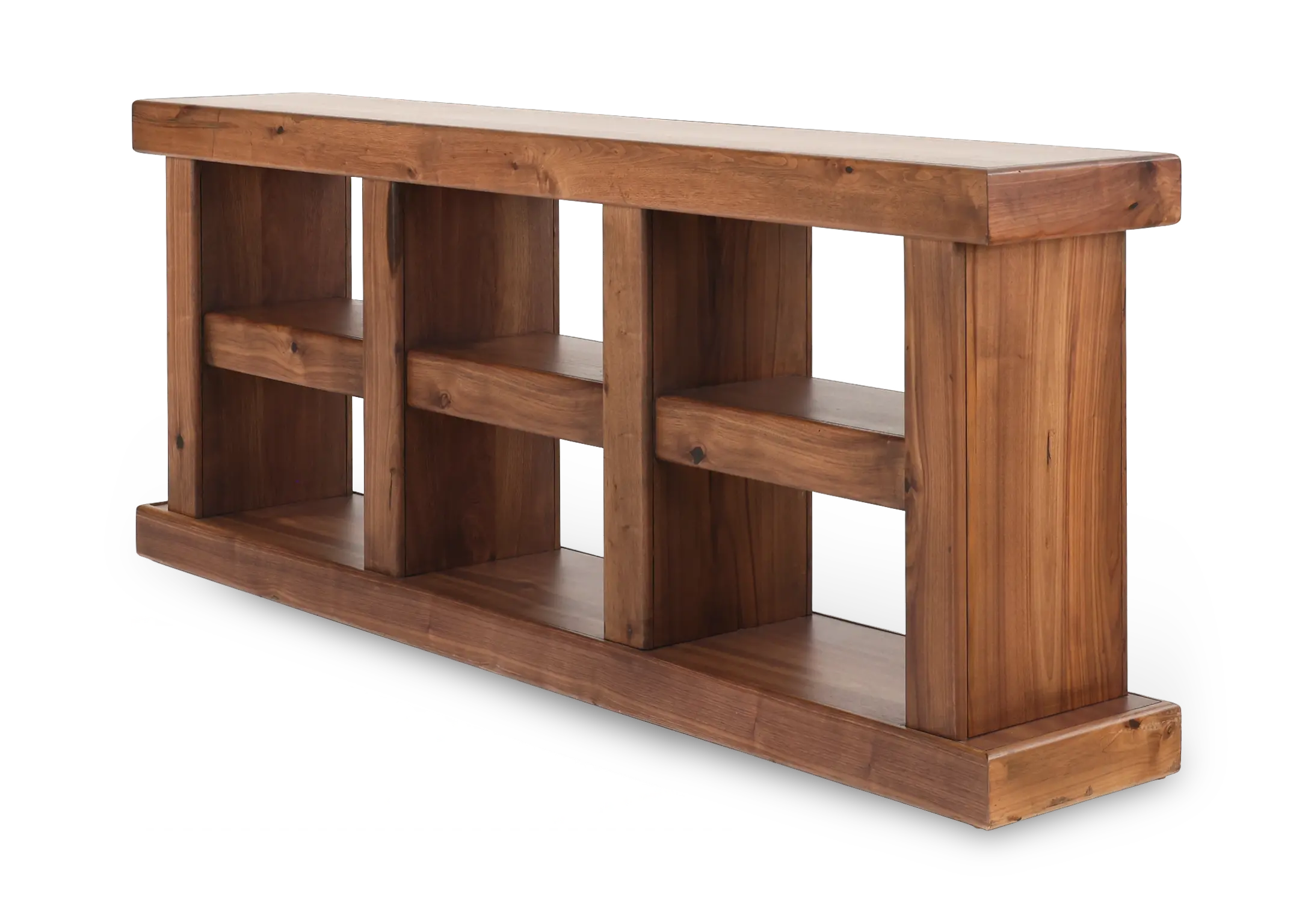 Walnut Brown TV Stand-5