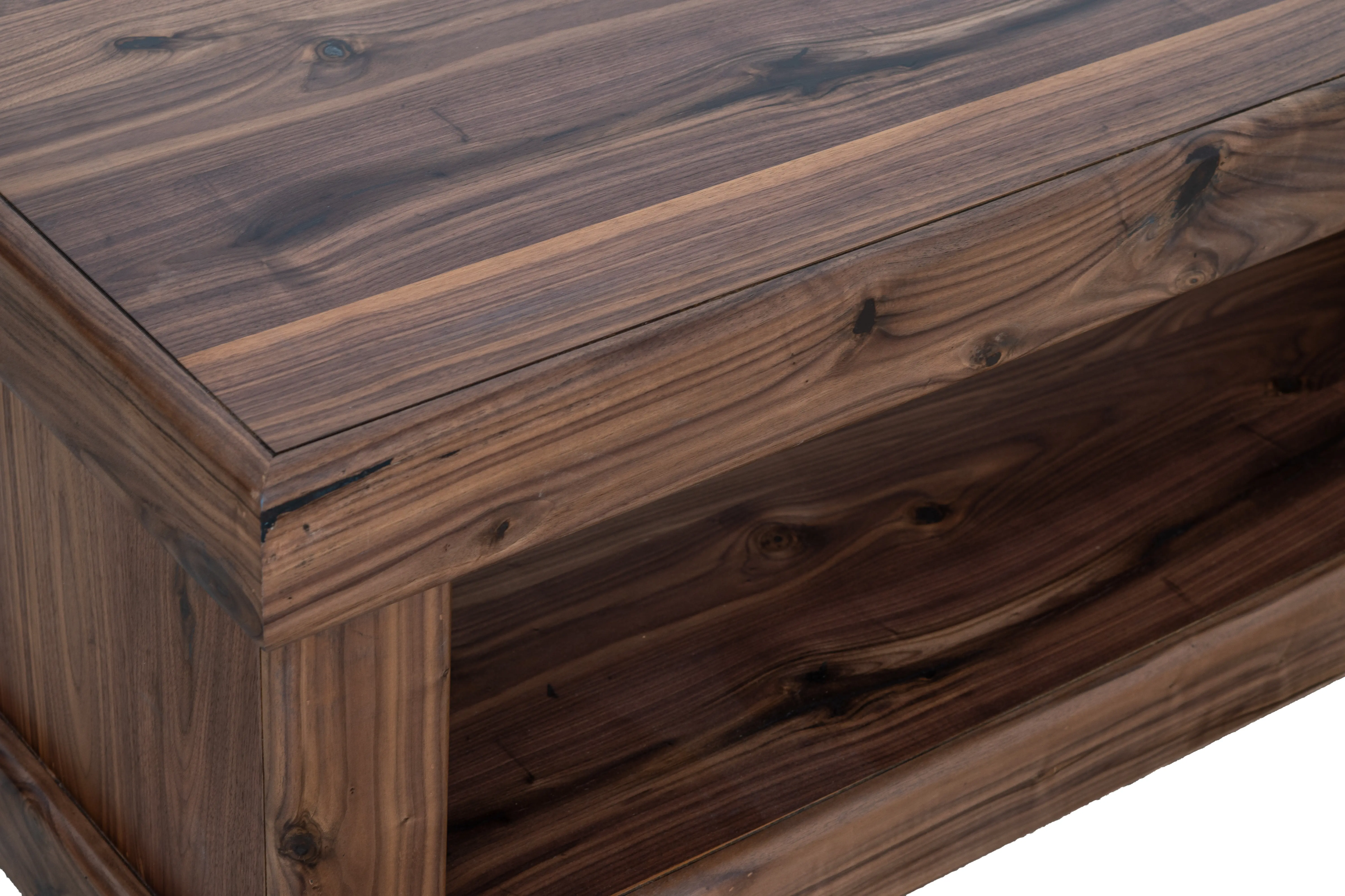Walnut Brown Coffee Table-4